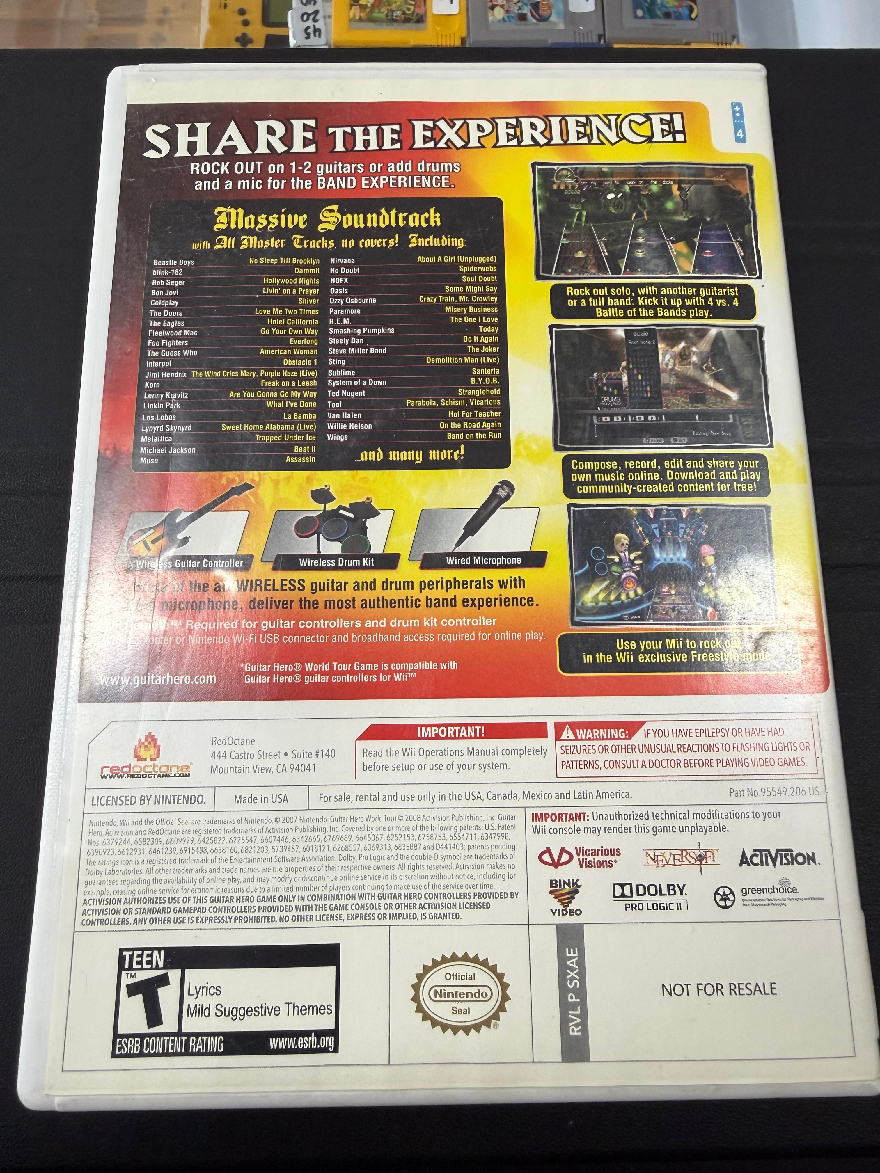 Guitar Hero World Tour