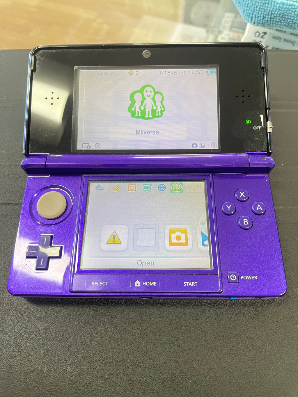 Nintendo 3DS Midnight Purple