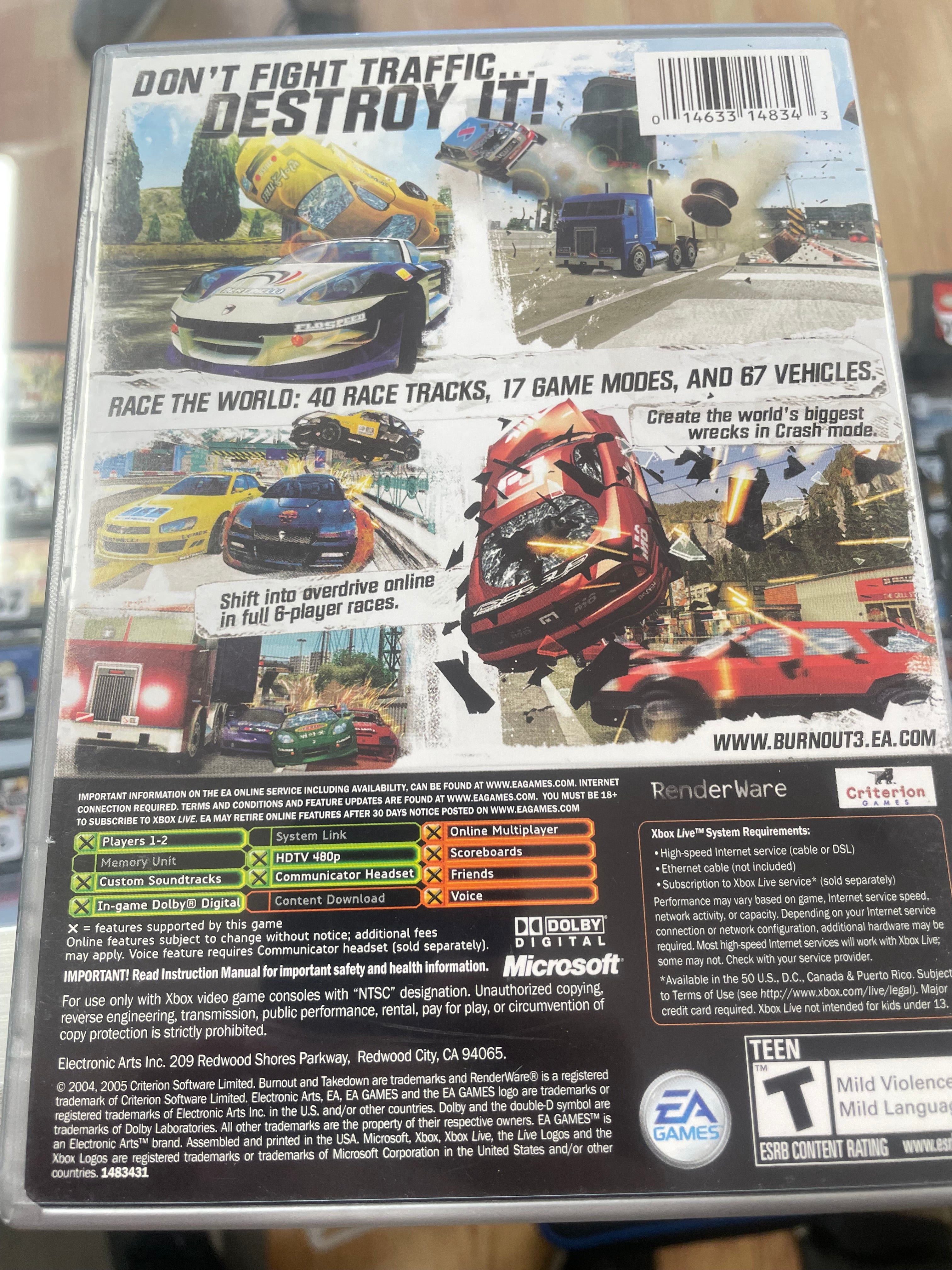 Burnout 3 Takedown (platinum Hits)
