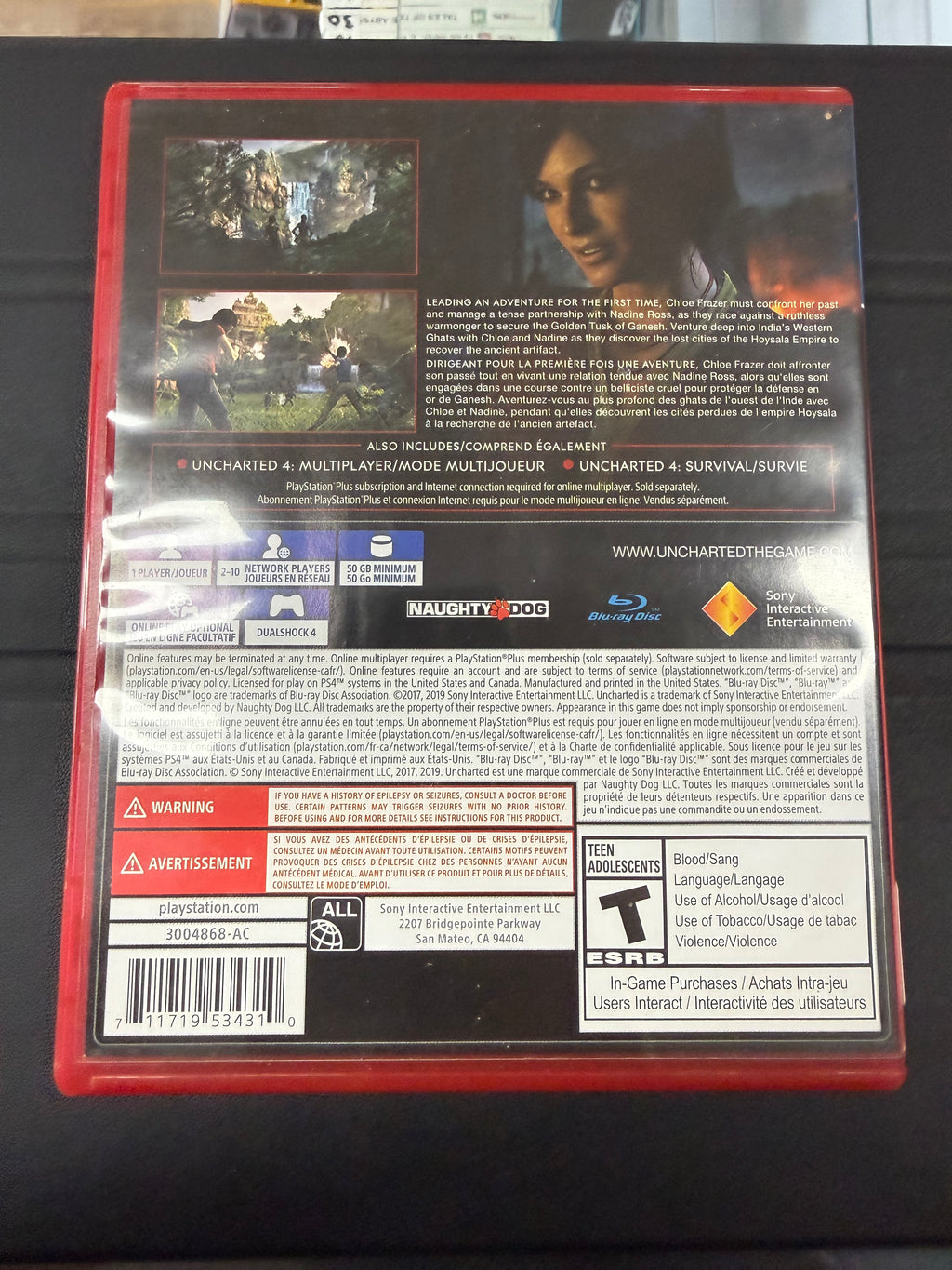 Uncharted: The Lost Legacy [Playstation Hits]