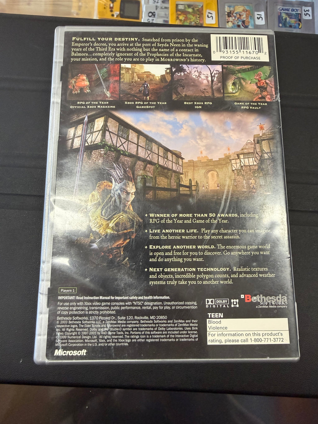 Elder Scrolls III Morrowind [Platinum Hits]