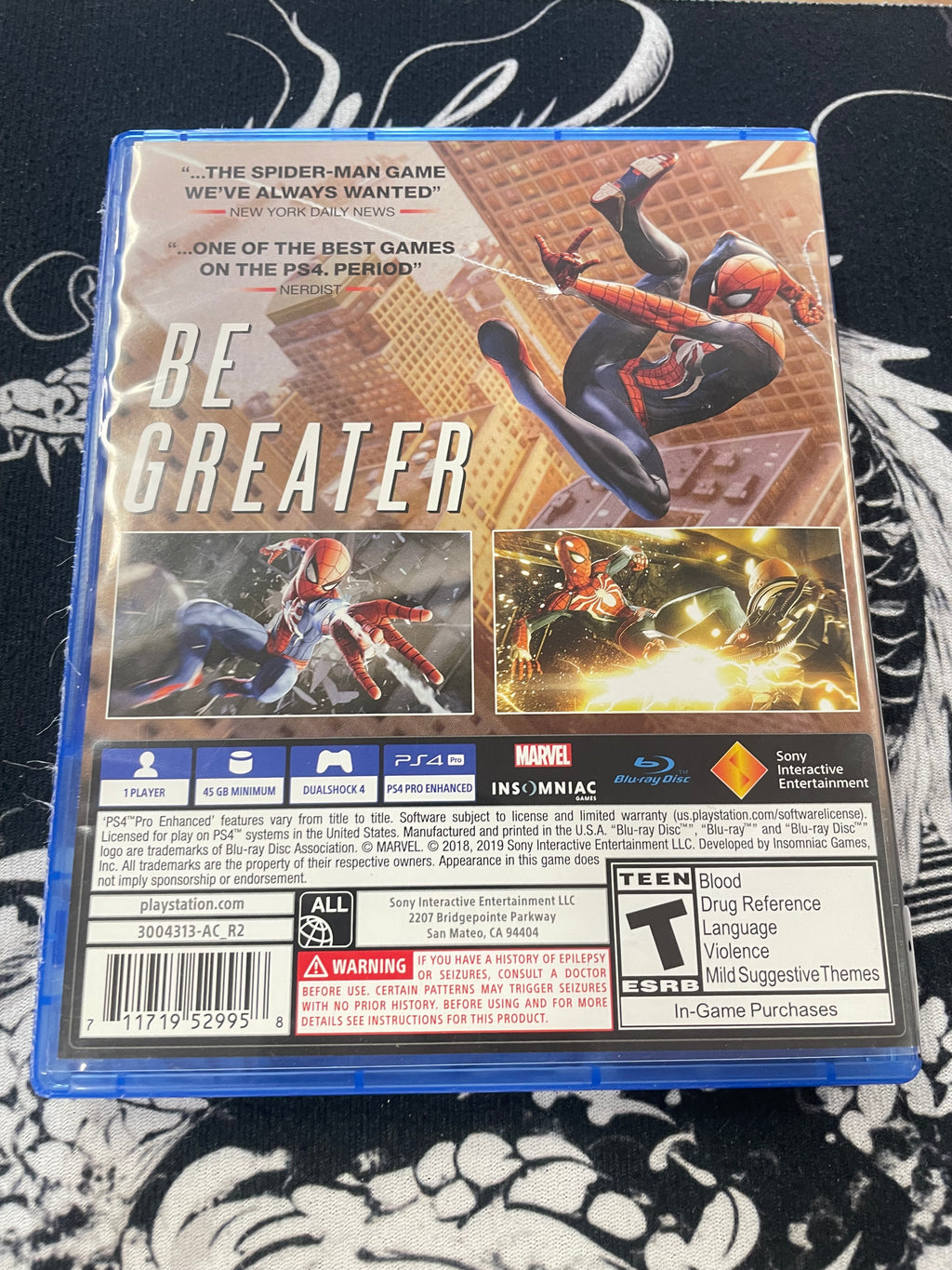 Marvel Spider-man Game Of The Year Edition