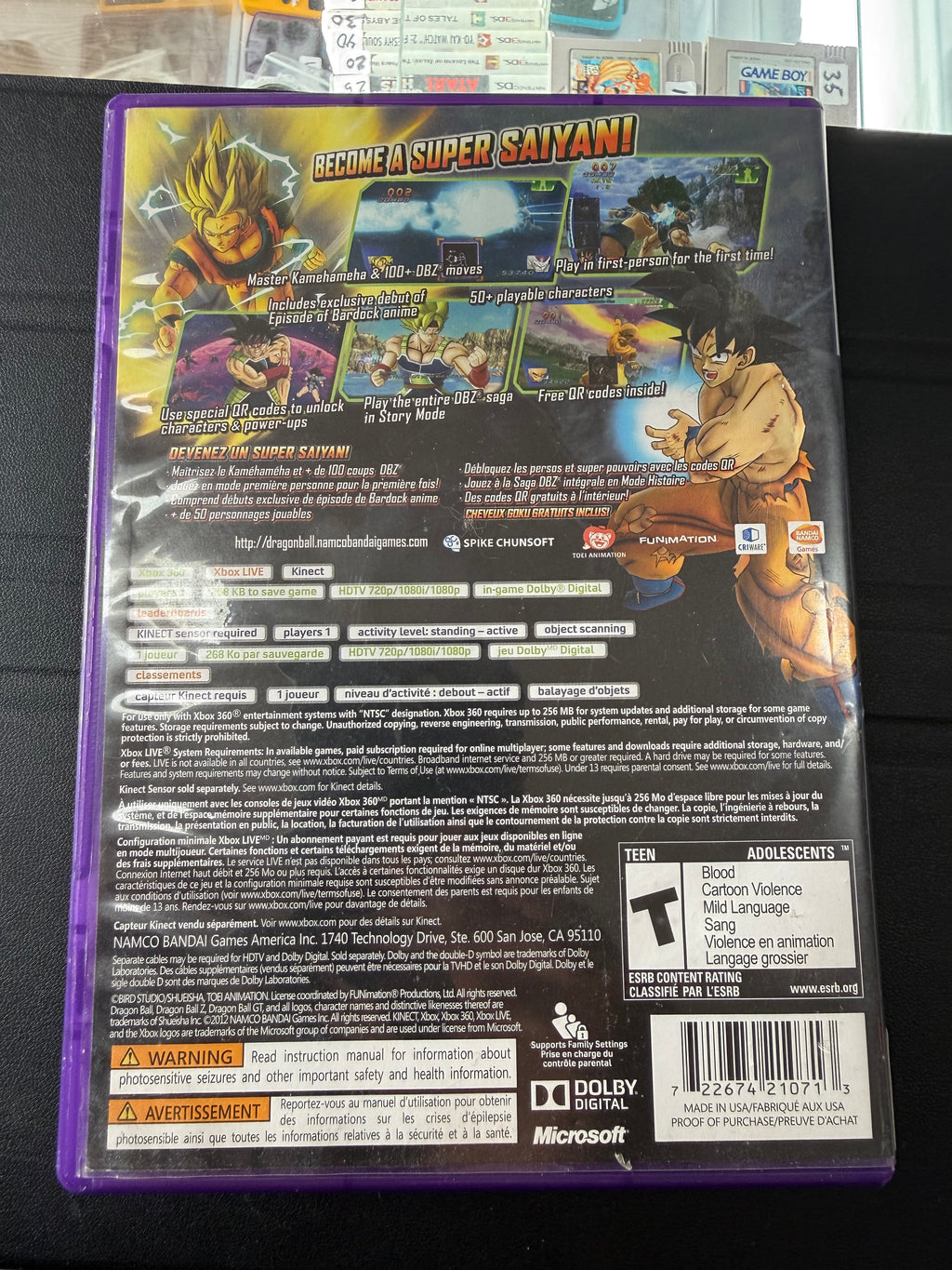 Dragon Ball Z For Kinect