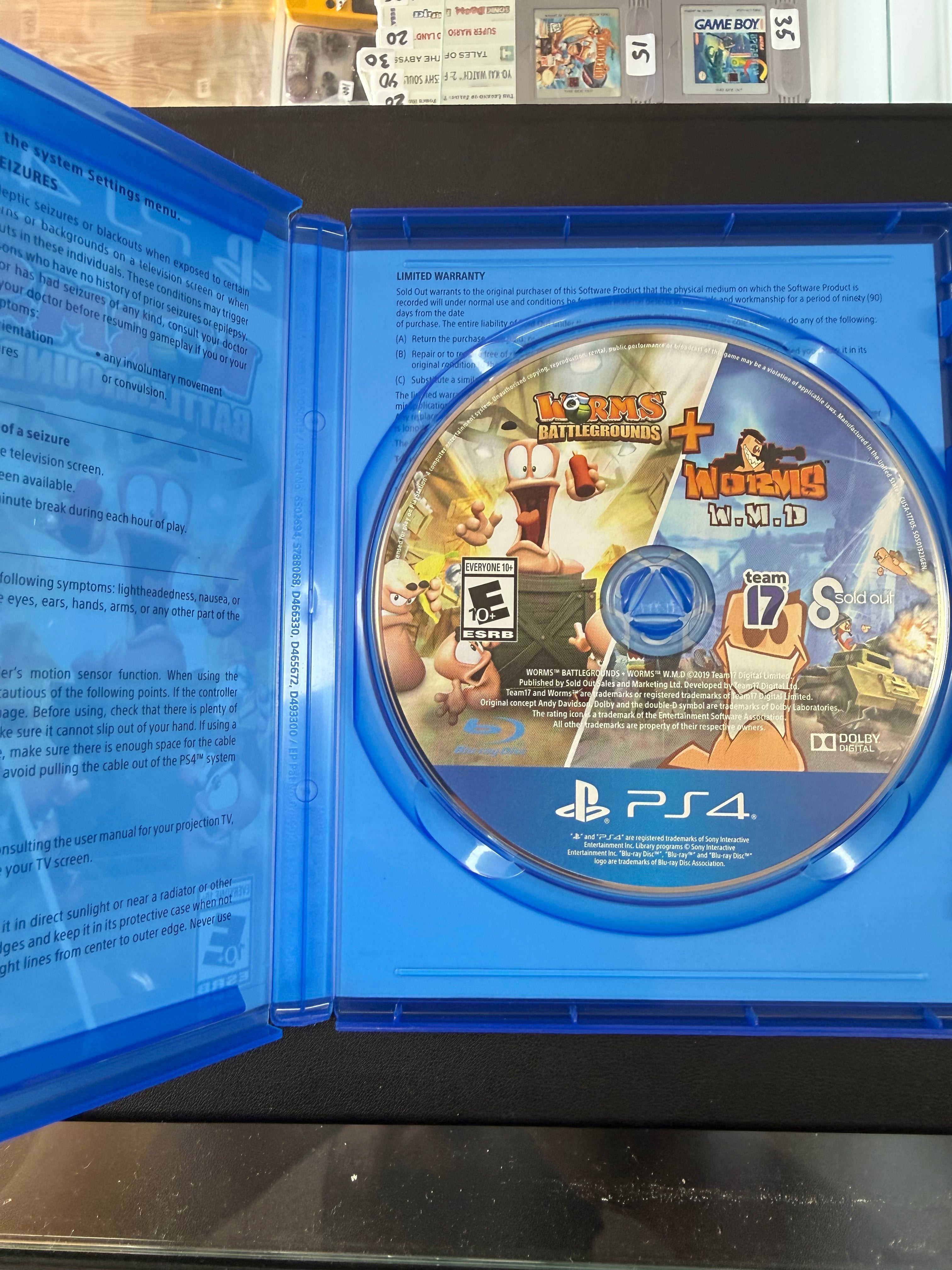 Worms Battlegrounds + Worms W.M.D