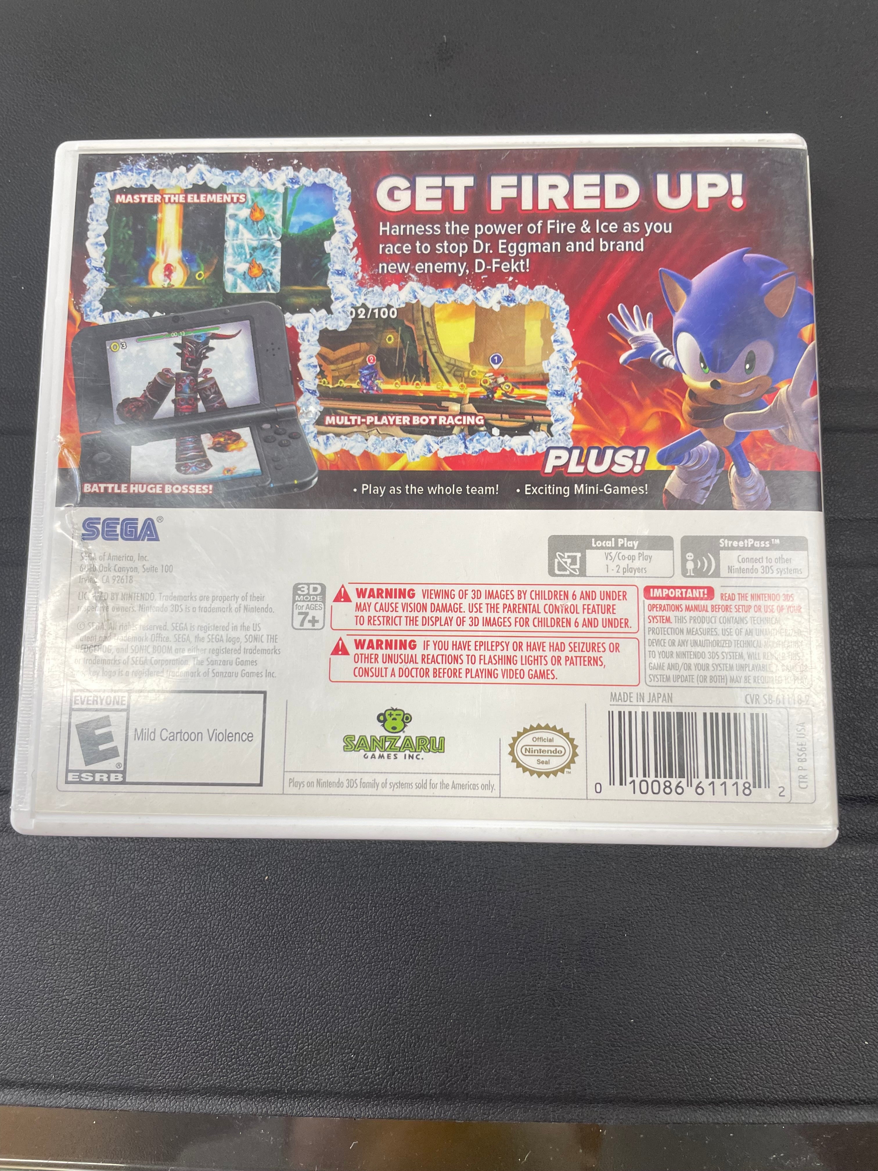 Sonic Boom: Fire & Ice