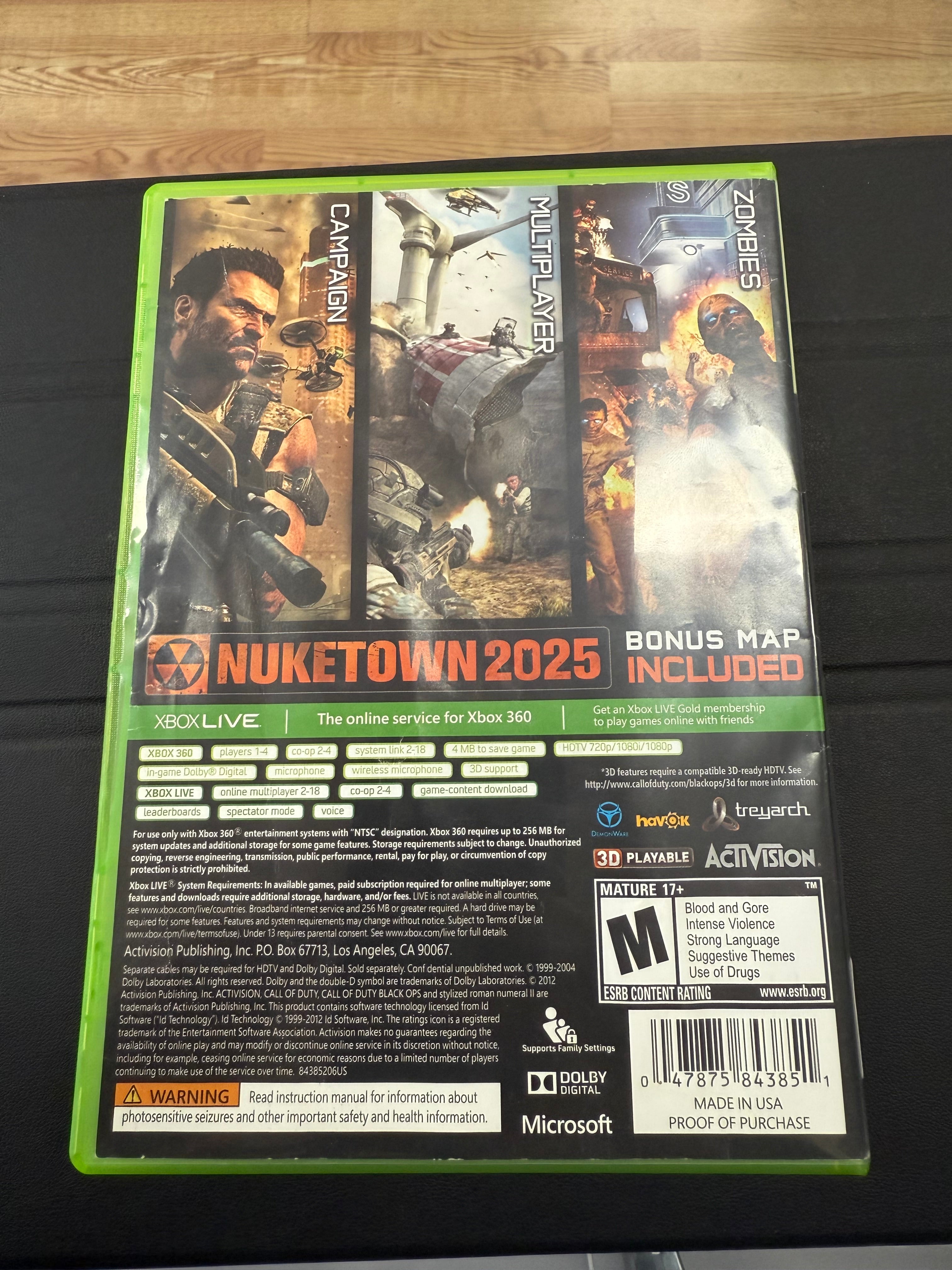Call Of Duty Black Ops II