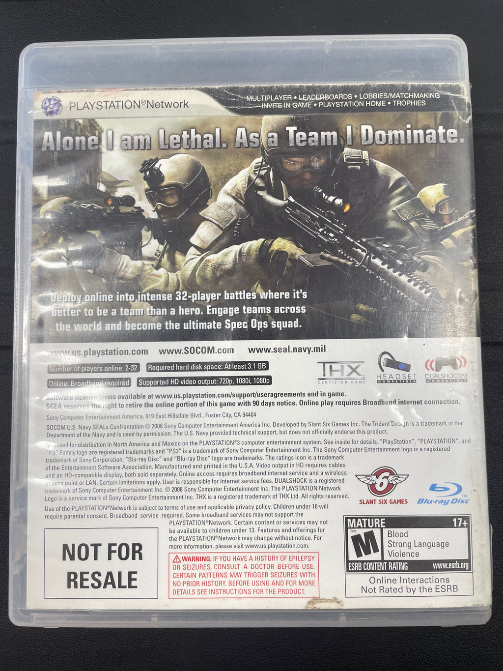 SOCOM Confrontation [Not For Resale]