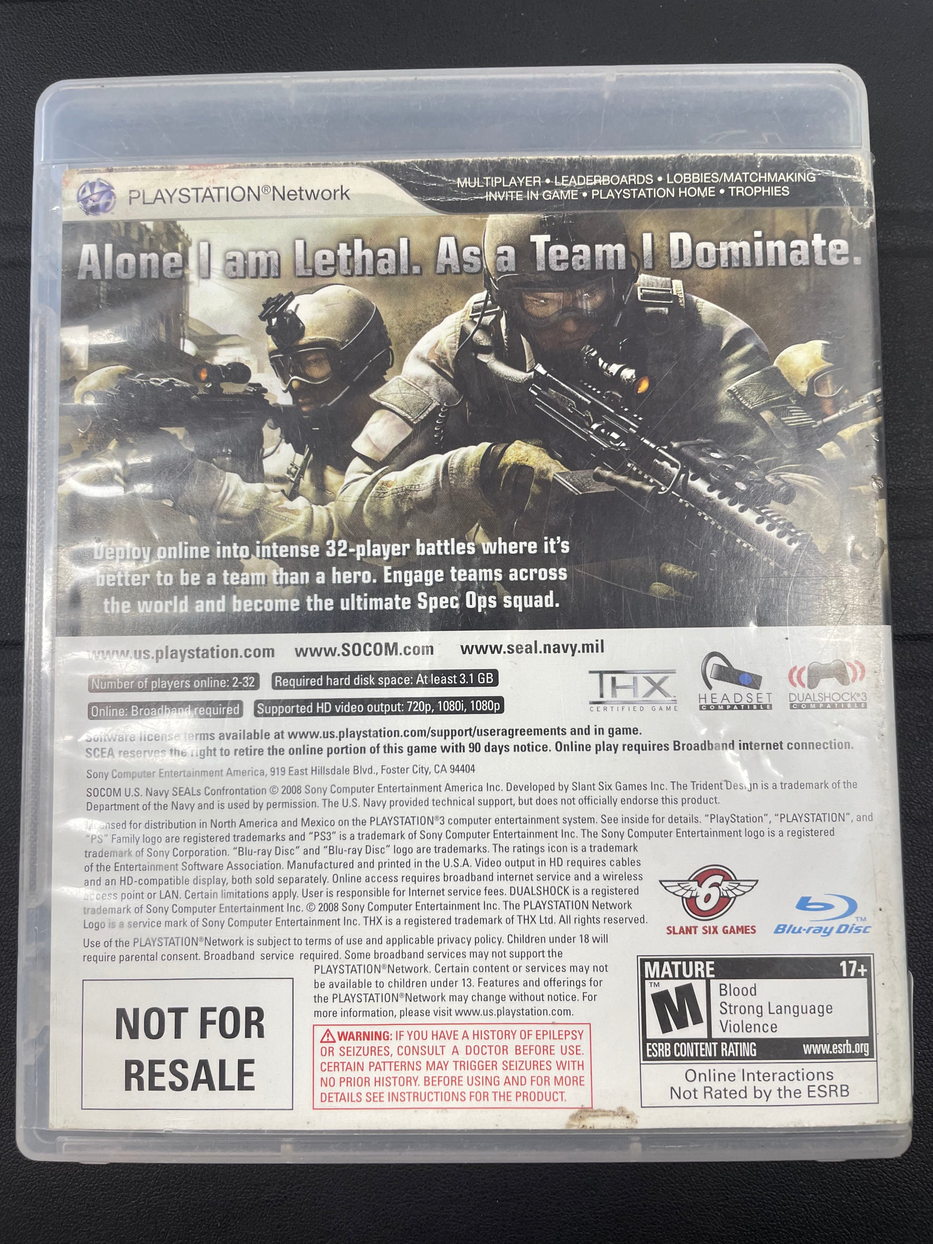 SOCOM Confrontation [Not For Resale]