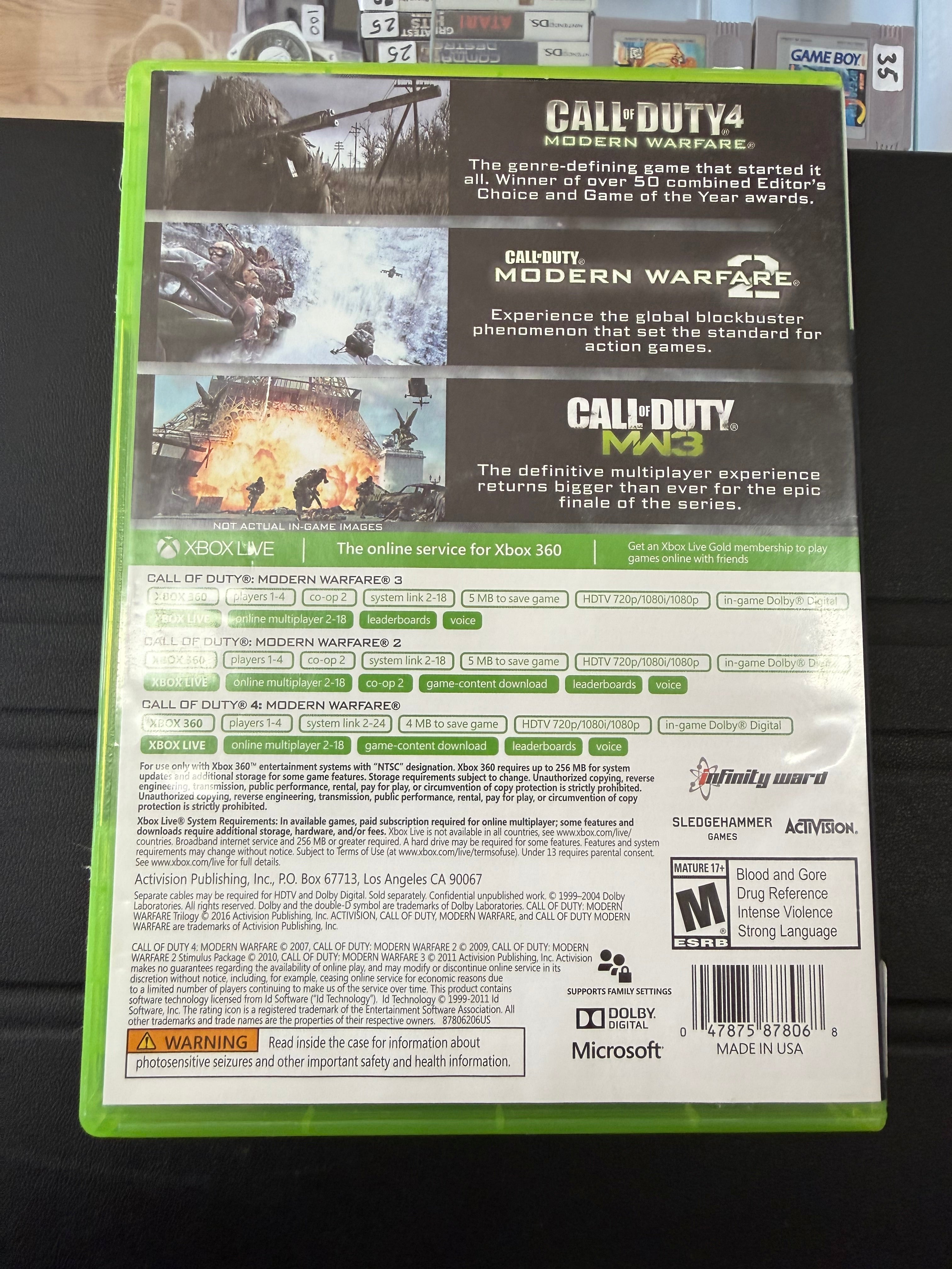 Call Of Duty Modern Warfare Trilogy