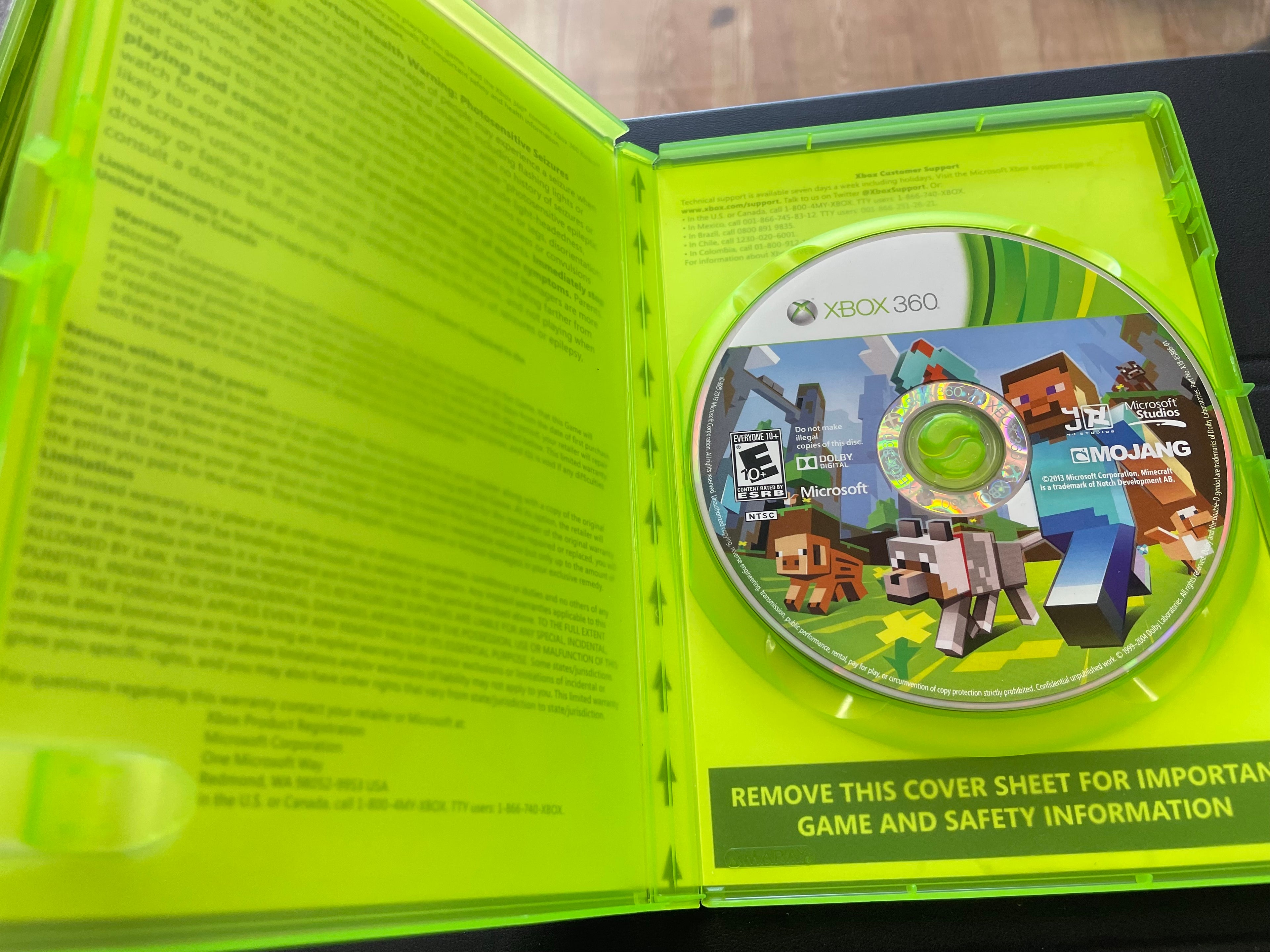 Minecraft Xbox 369 edition