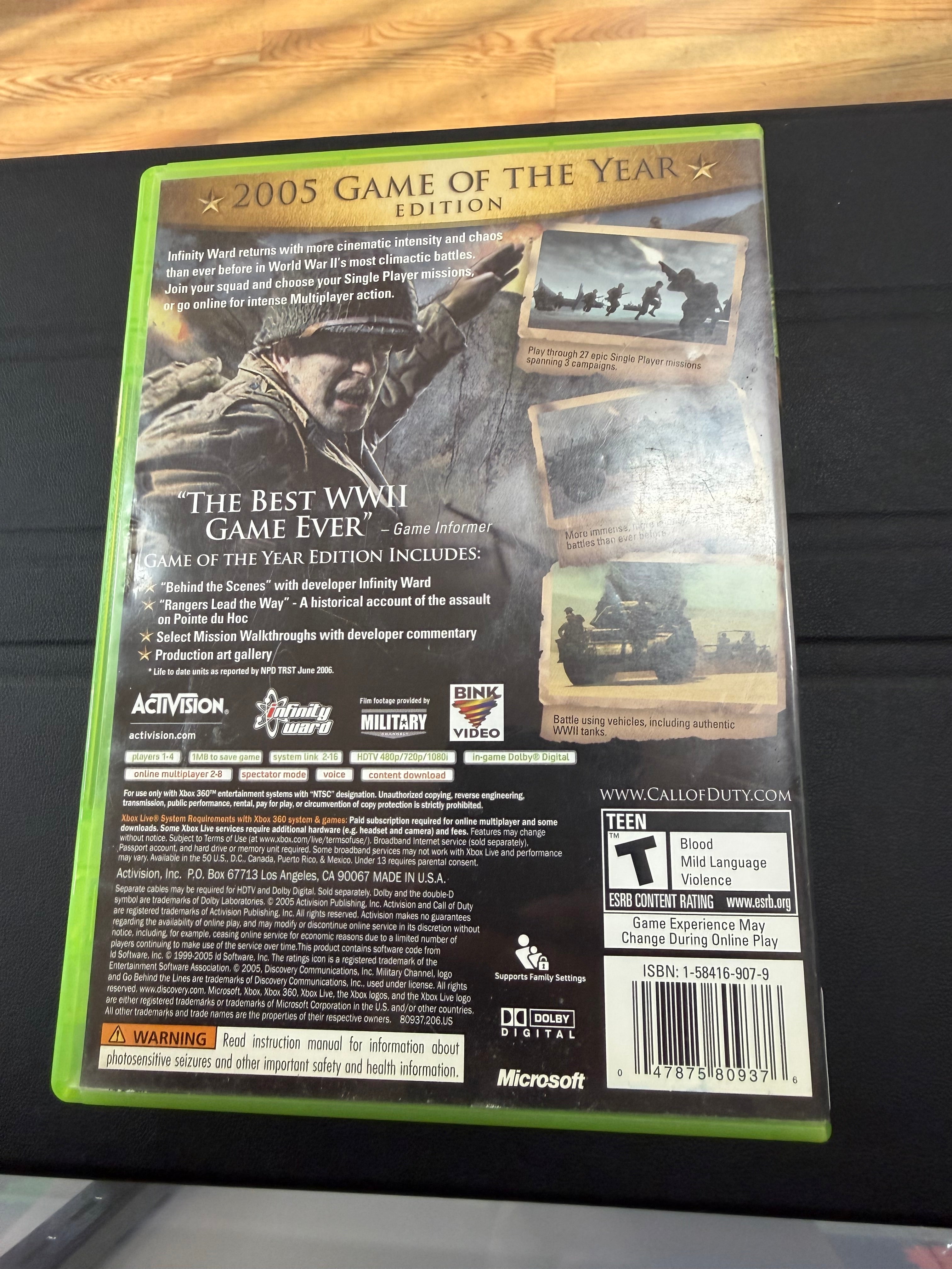Call Of Duty 2 [Game Of The Year]