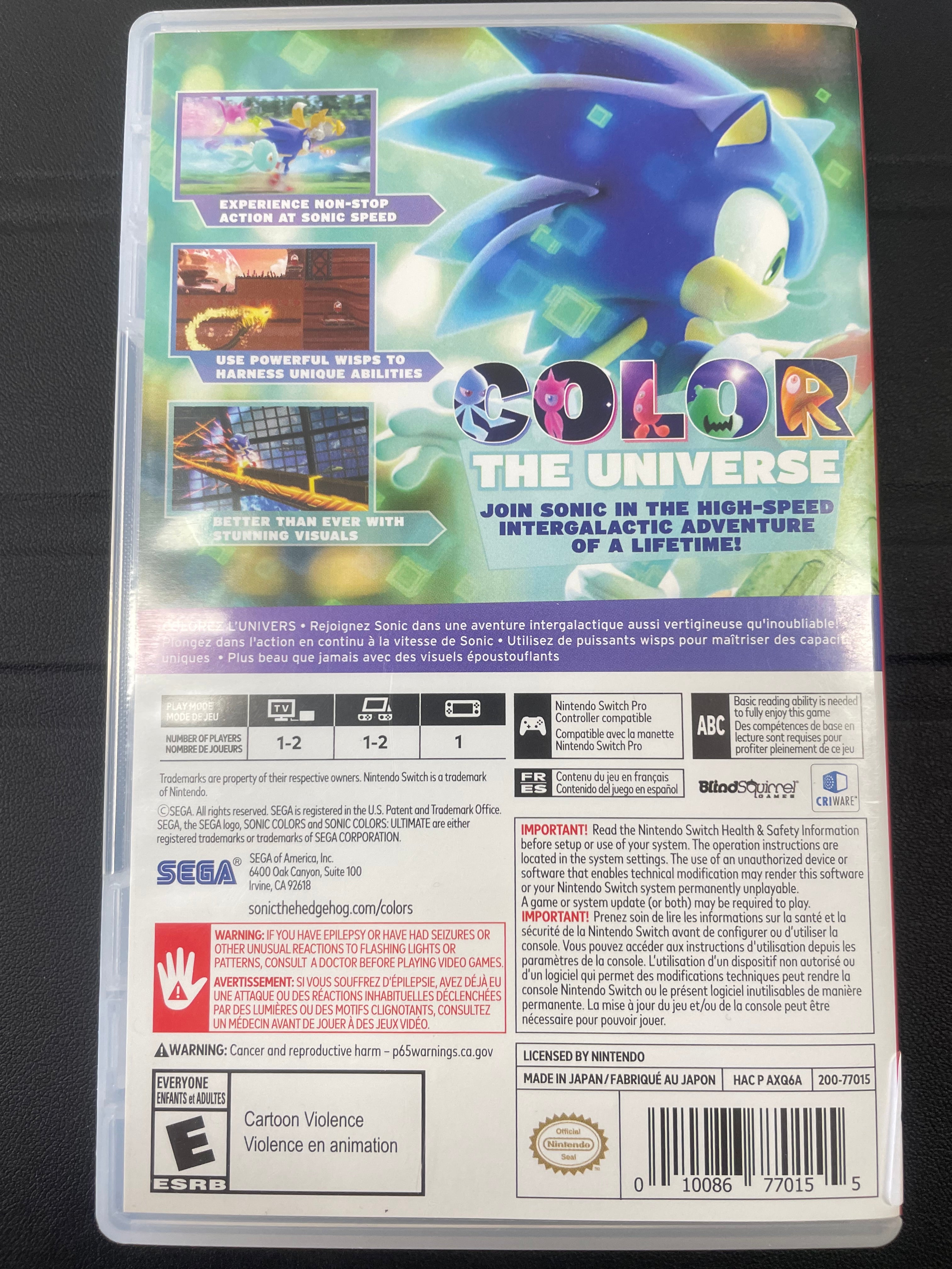 Sonic Colors Ultimate