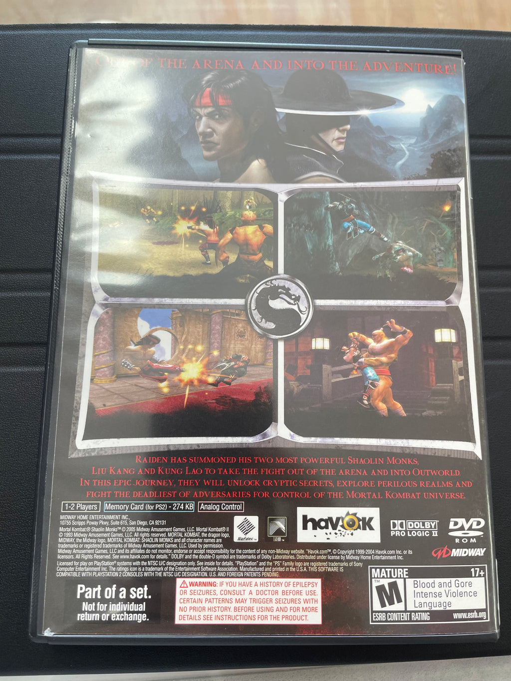 Mortal Kombat Shaolin Monks