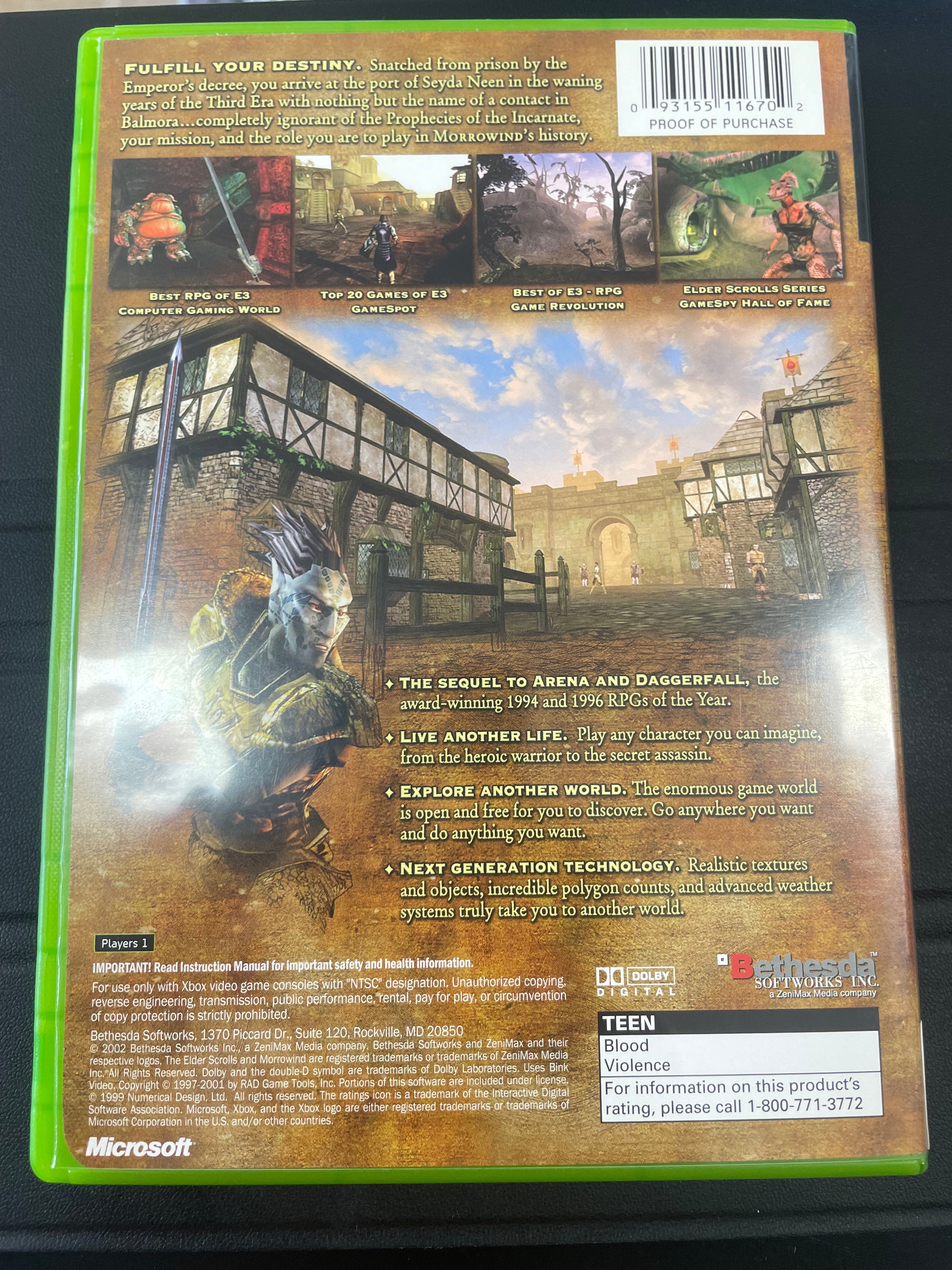 The Elder Scrolls III Morrowind