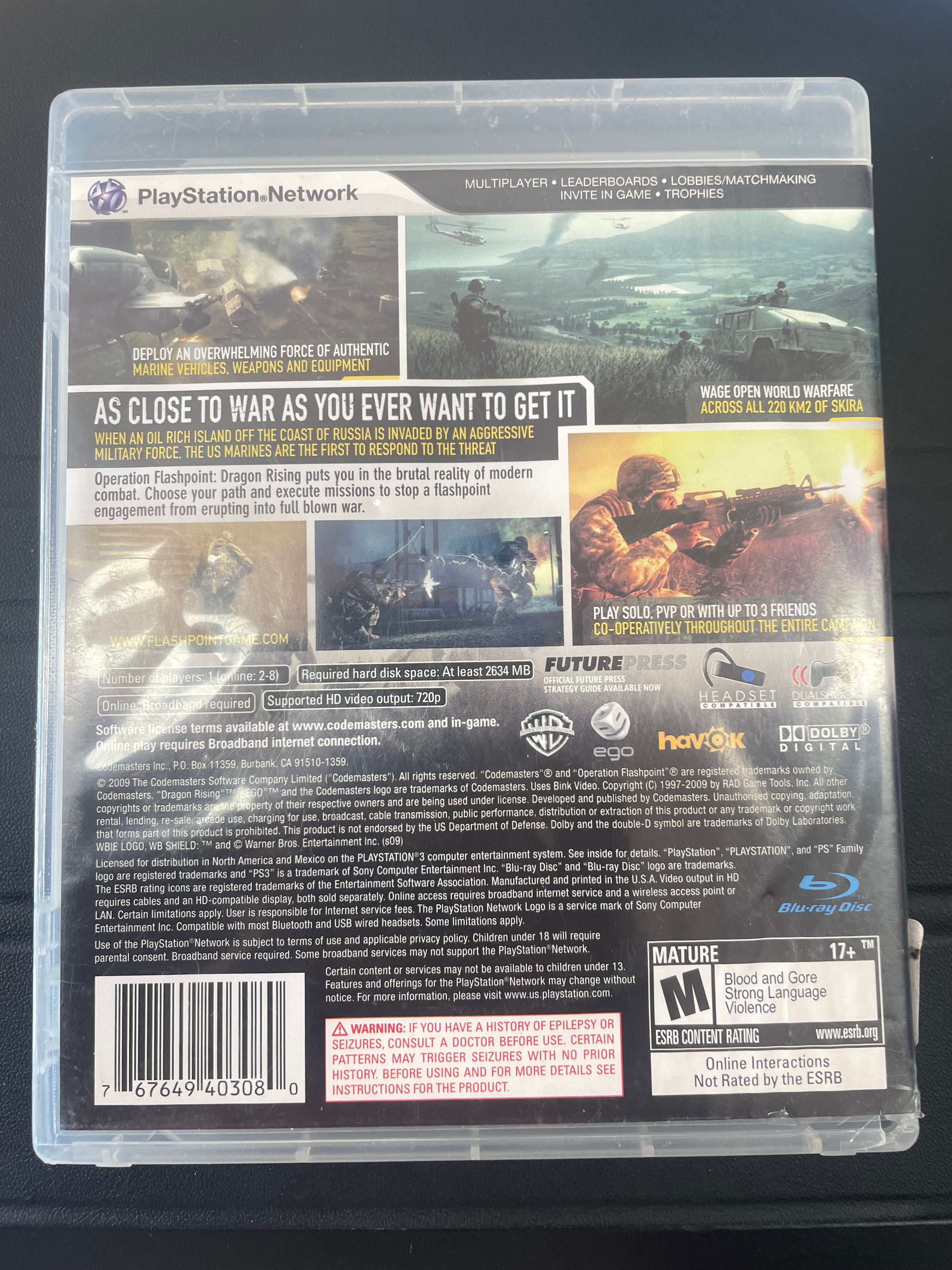 Operation Flashpoint: Dragon Rising