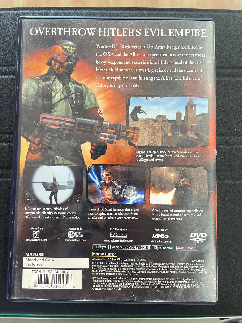 Return to castle Wolfenstein operation resurrection