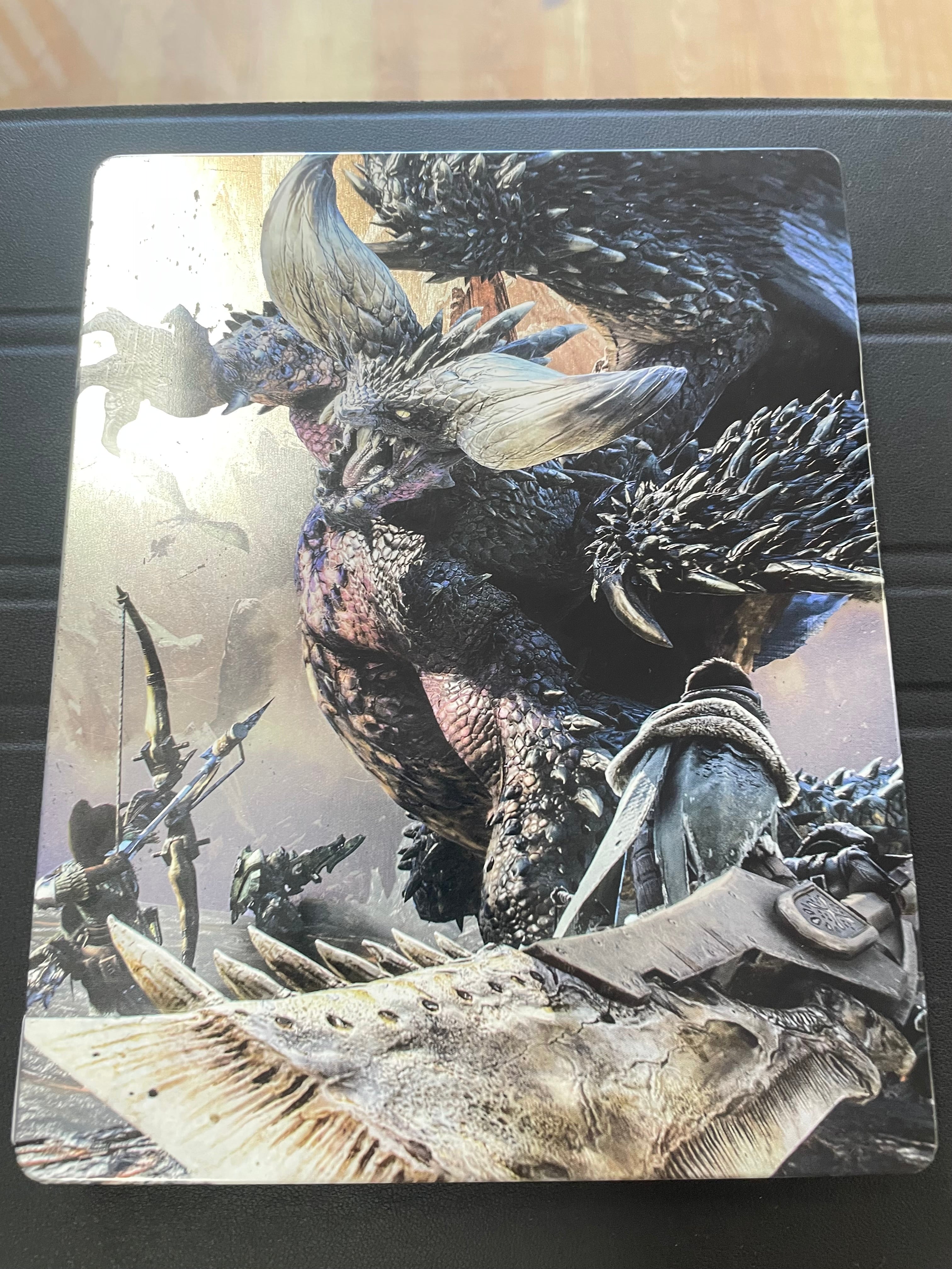 Monster hunter world steel book