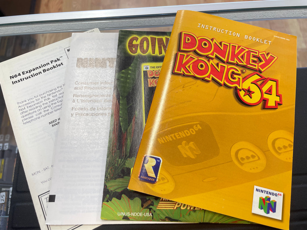 Donkey Kong 64 expansion Pak bundle