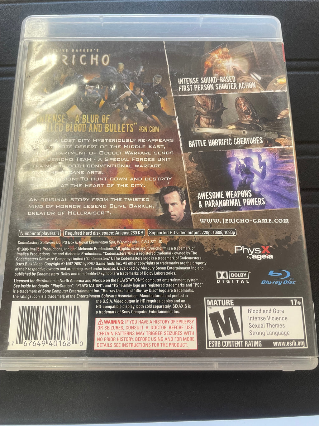 Clive Barker’s Jericho