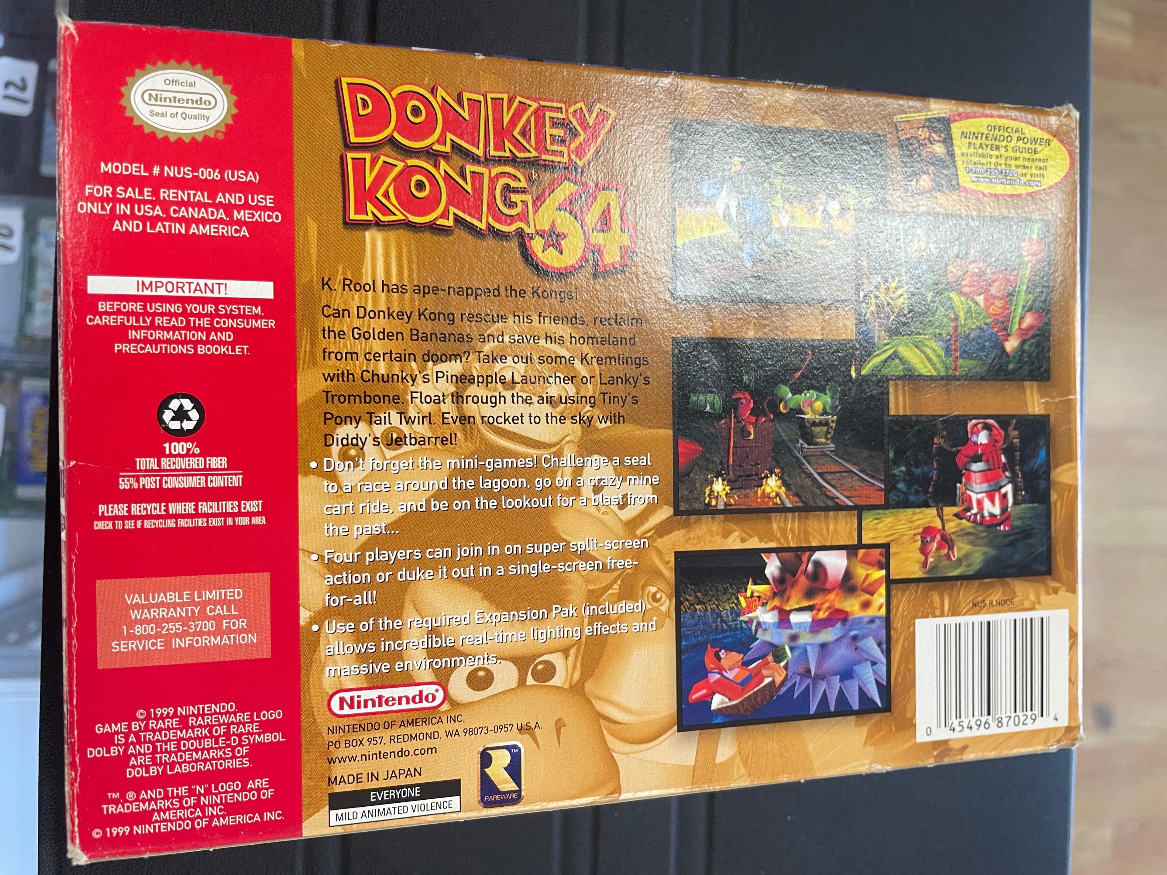 Donkey Kong 64 expansion Pak bundle