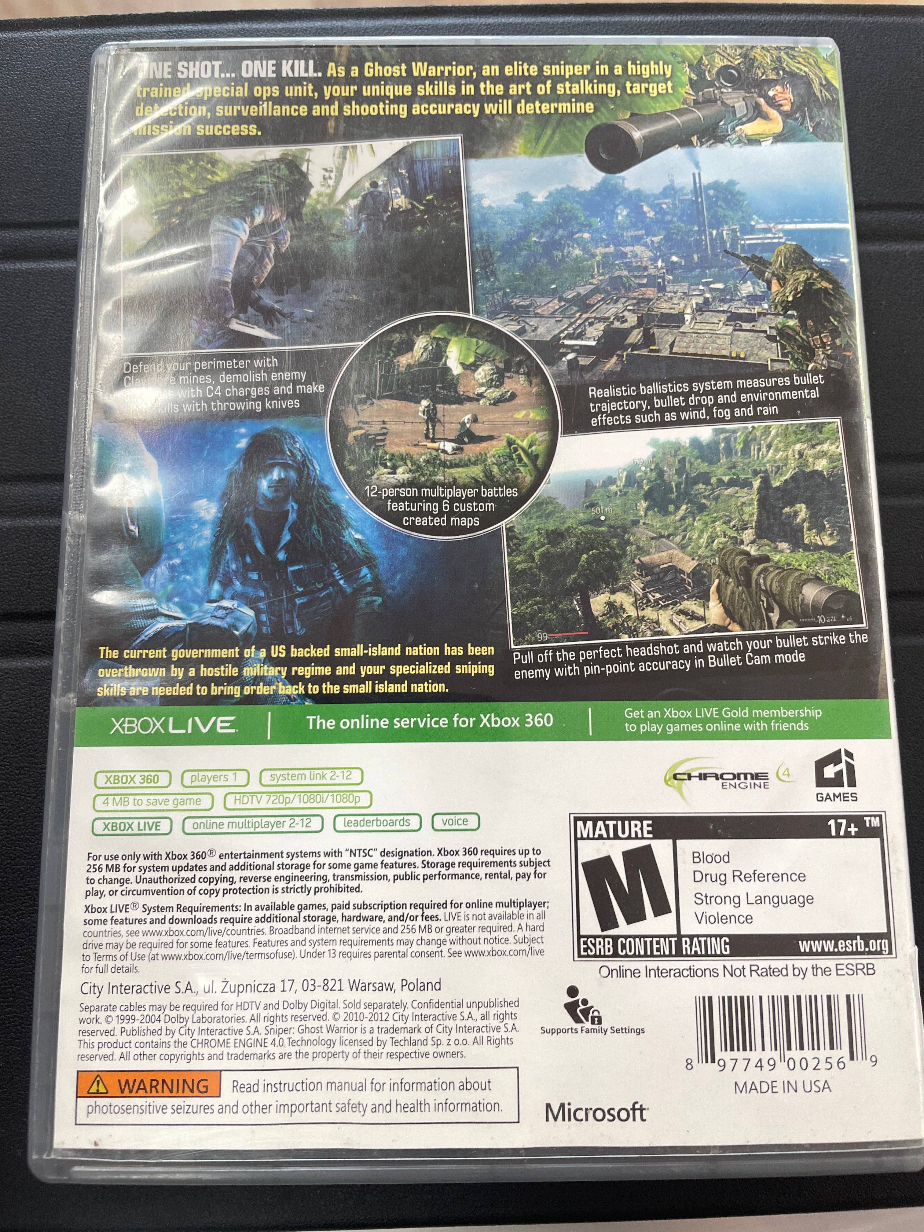 Sniper ghost warrior ( Platinum Hits)