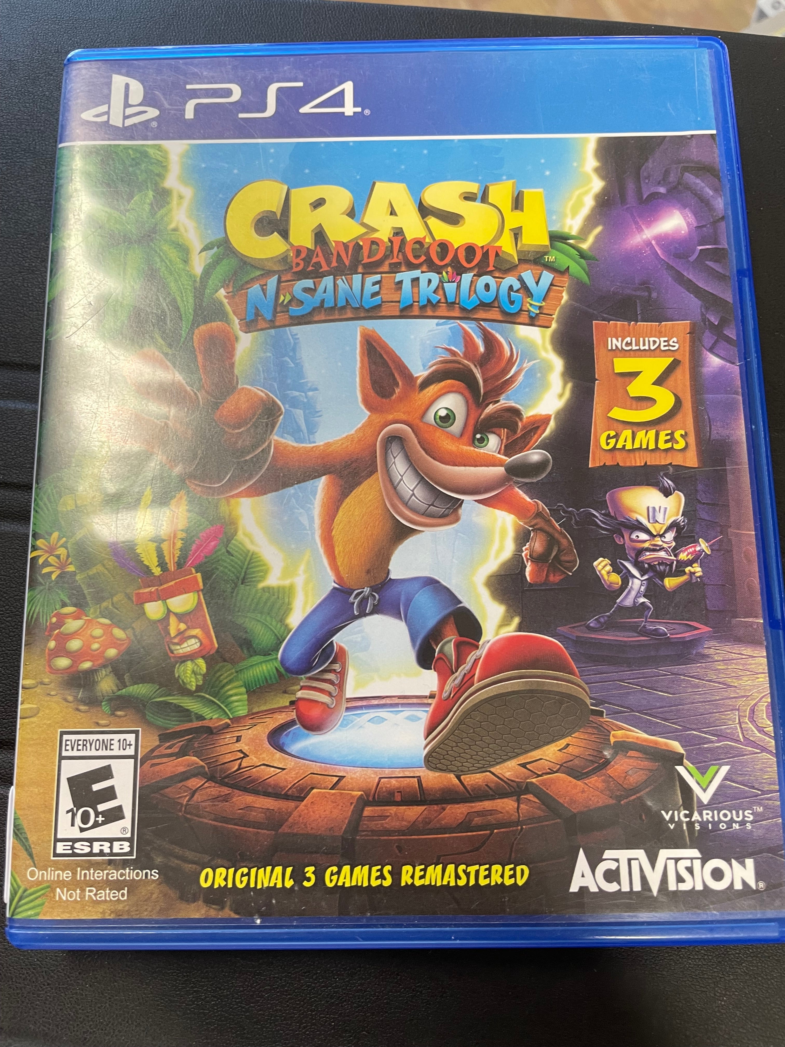 Crash bandicoot N sane Trilogy