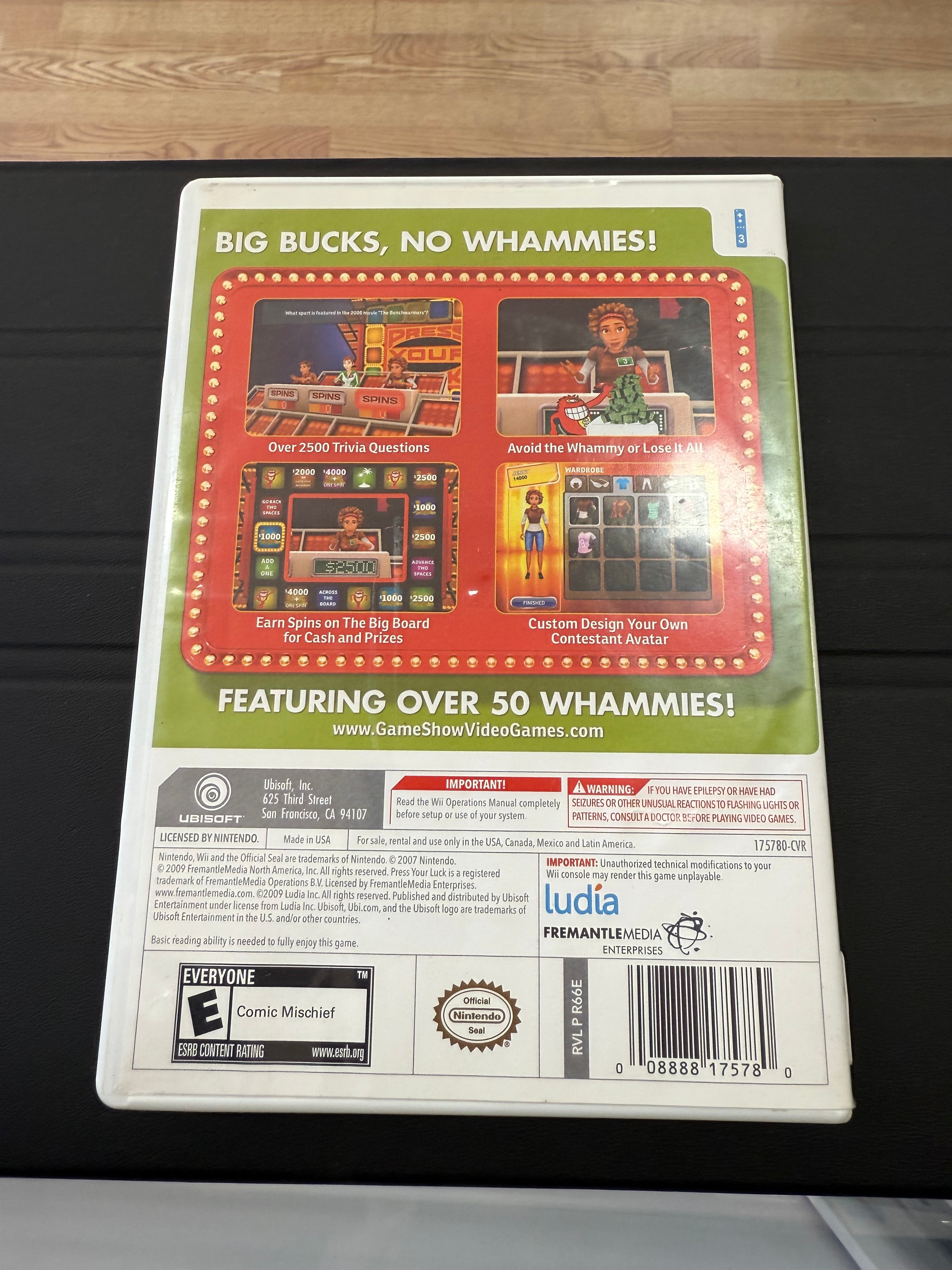 Press Your Luck: 2010 Edition
