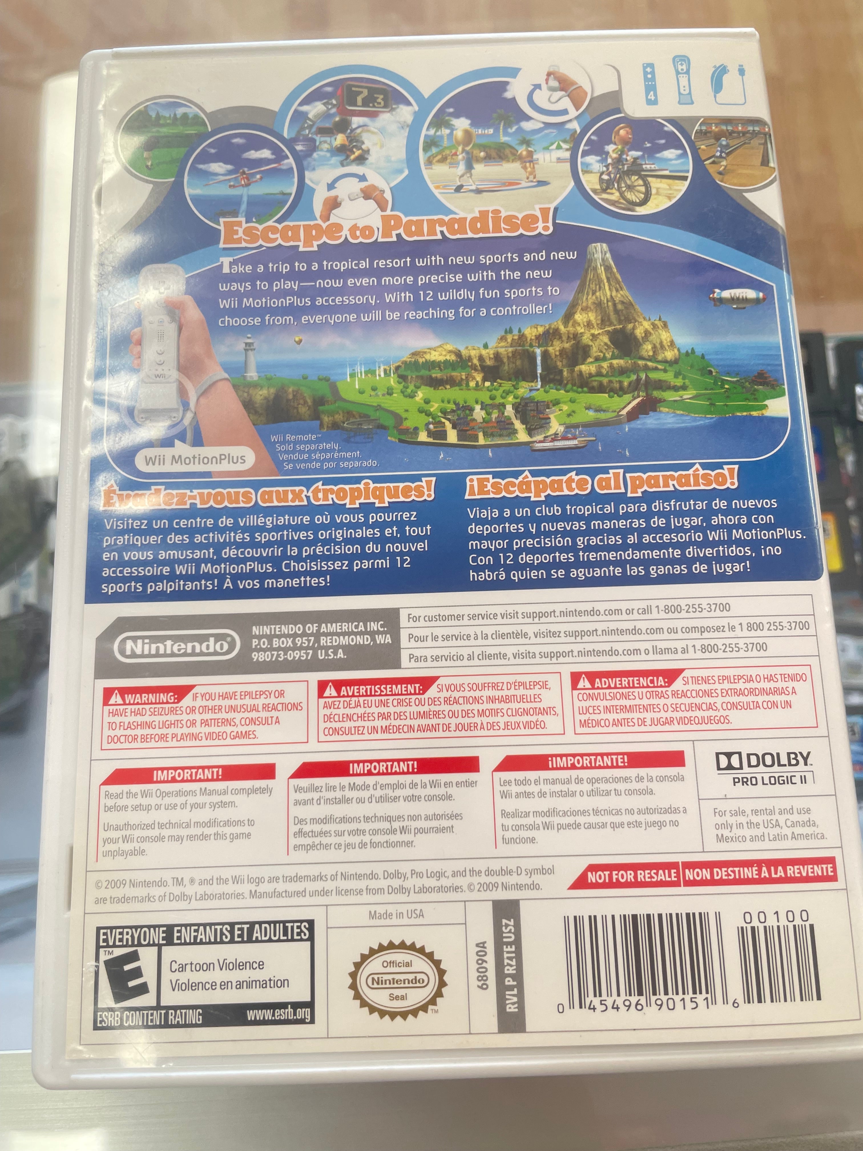 Wii sports Resort