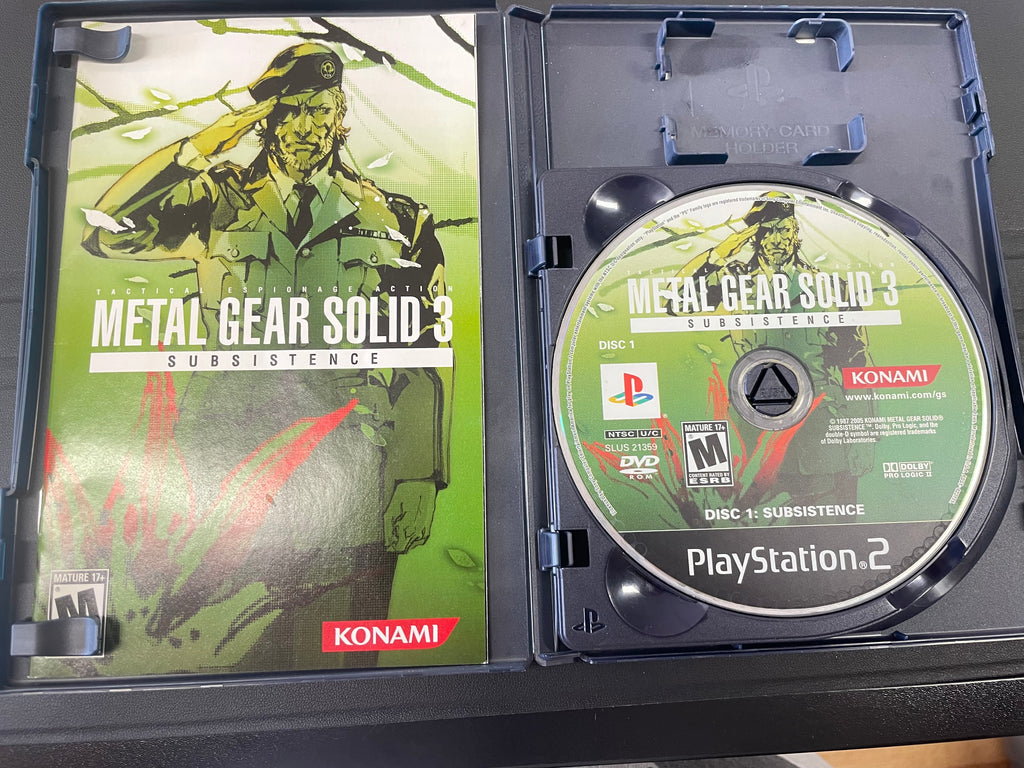 Metal gear solid 3 subsistence