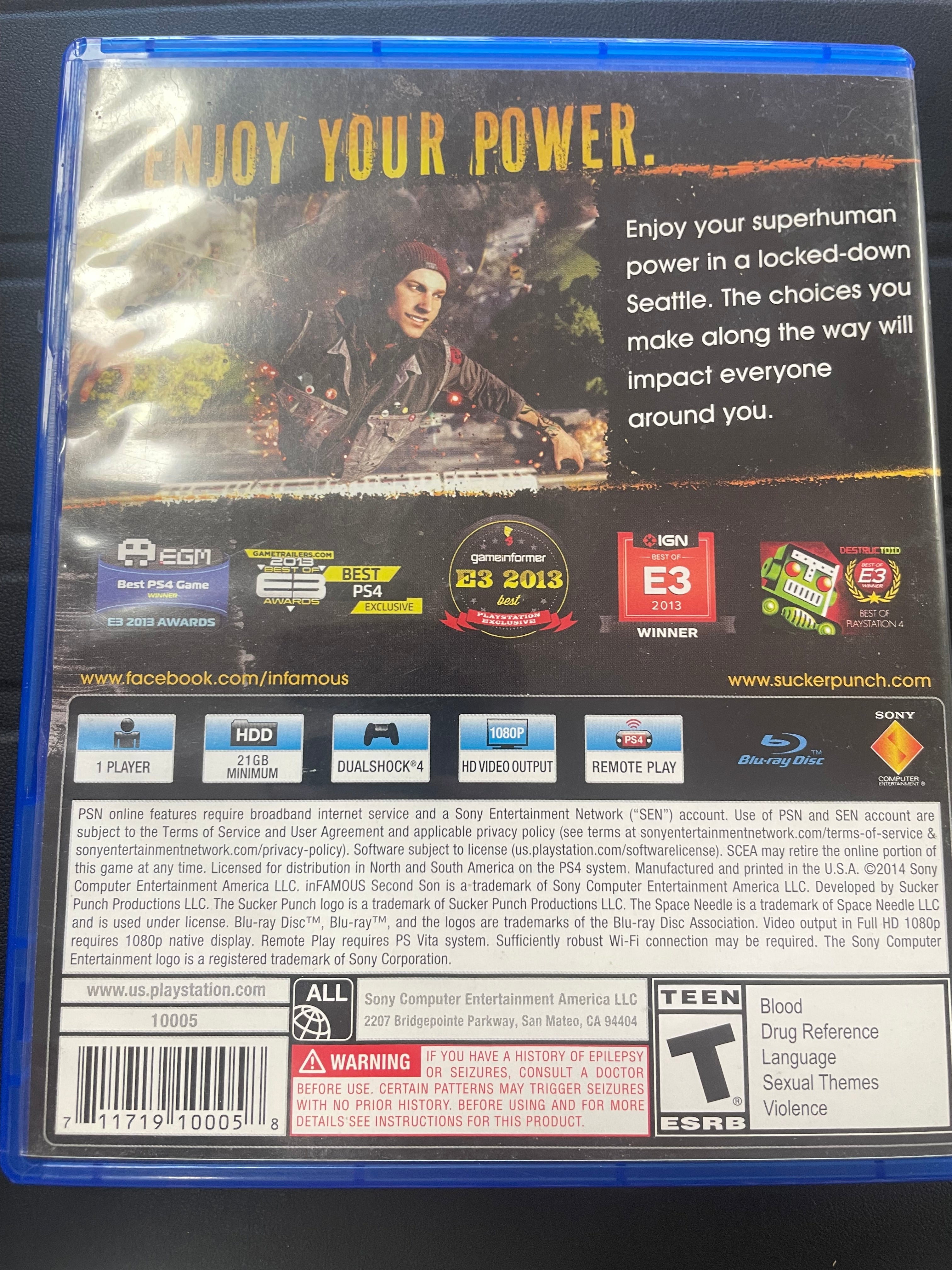 Infamous Second son