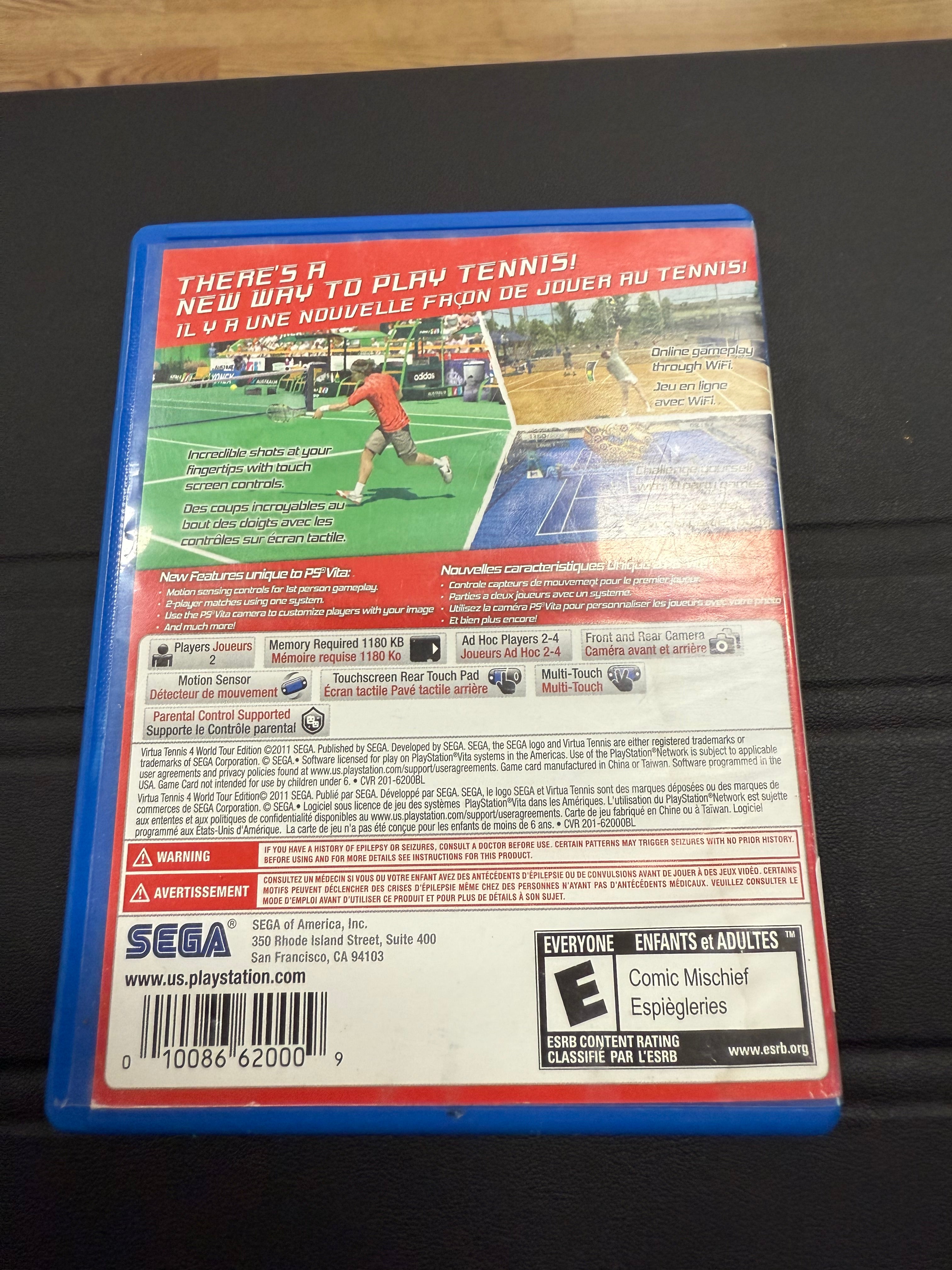 Virtua Tennis 4 World Tour