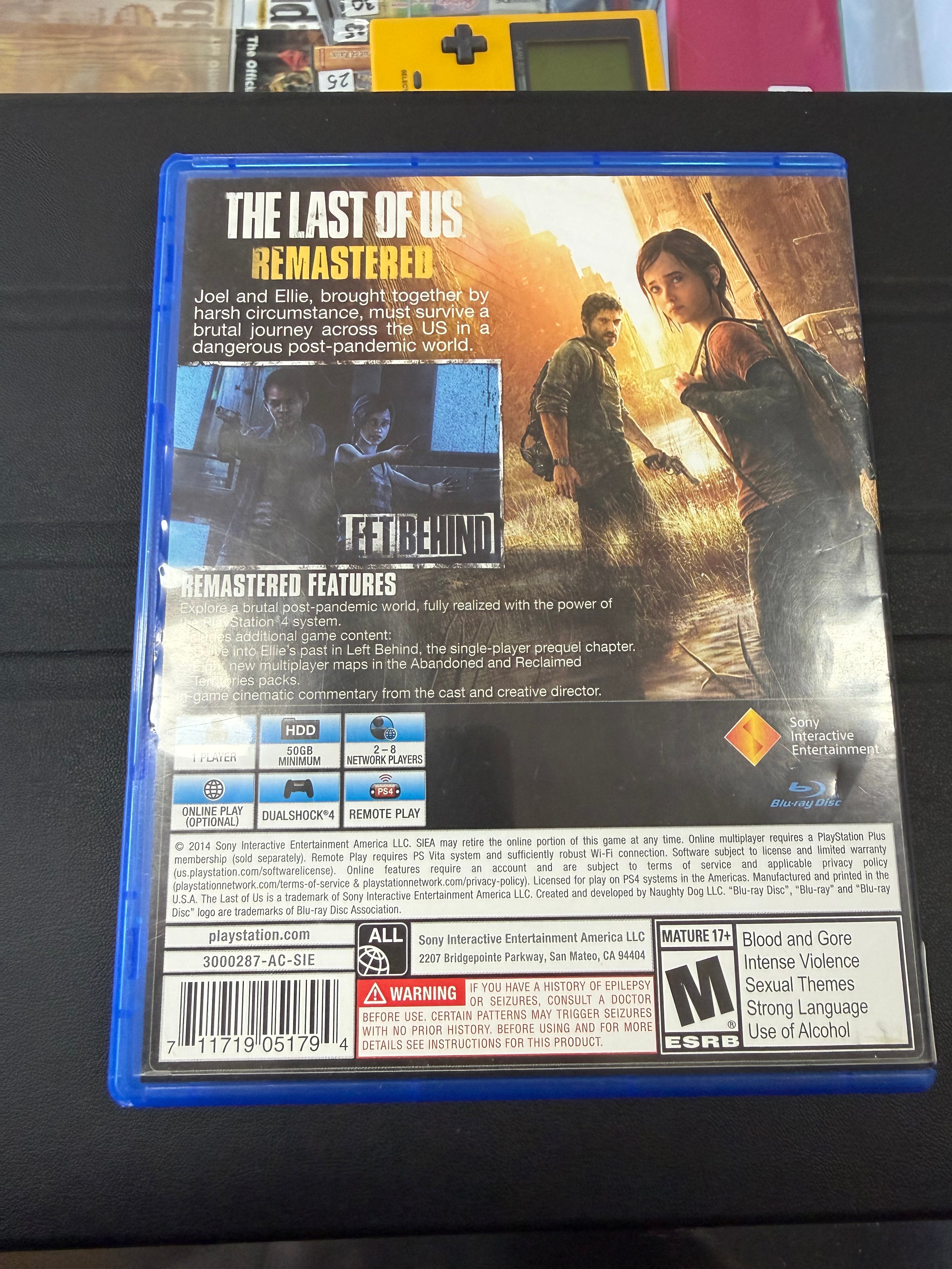 The Last of Us Remastered