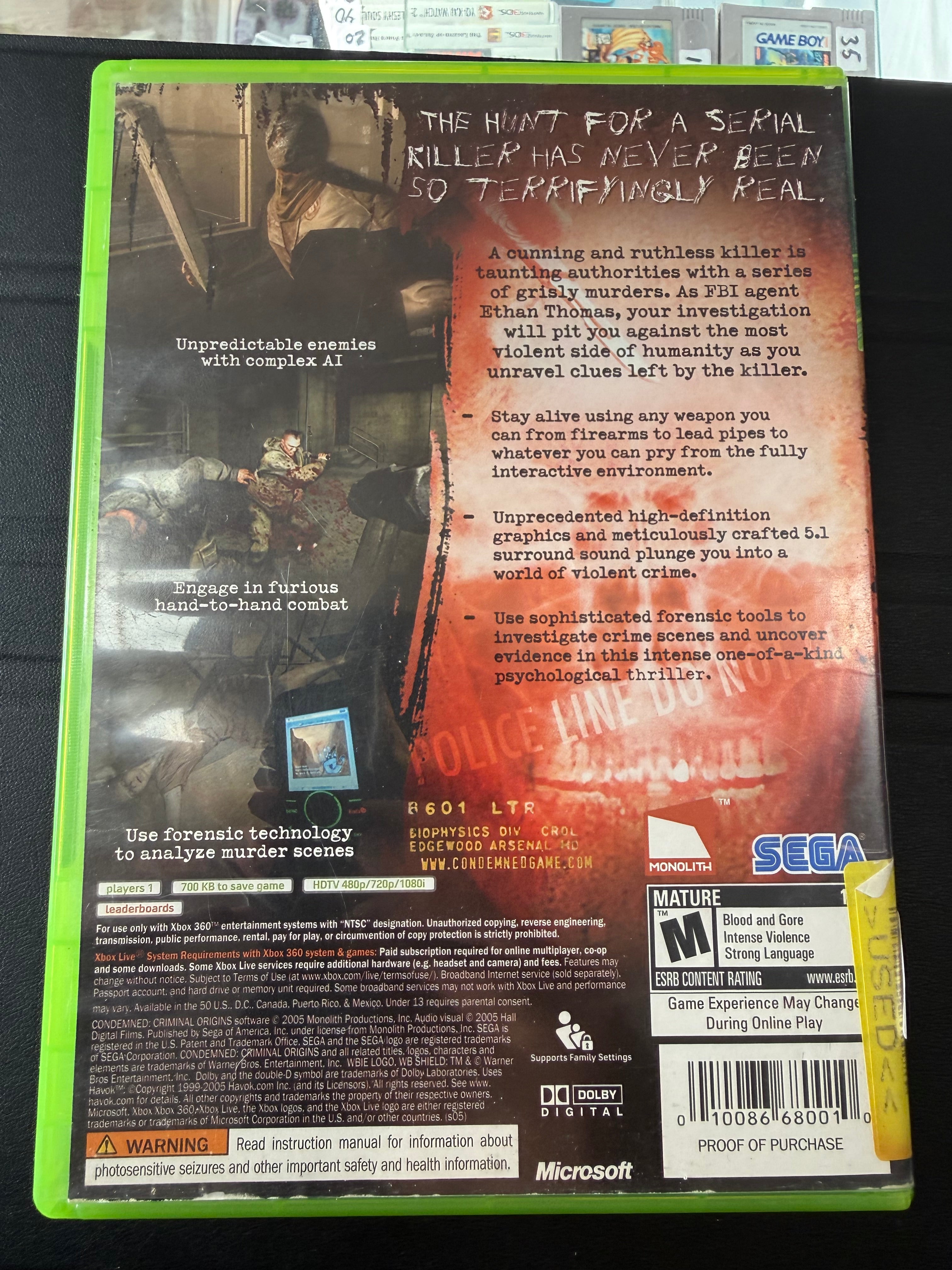 Condemned Criminal Origins