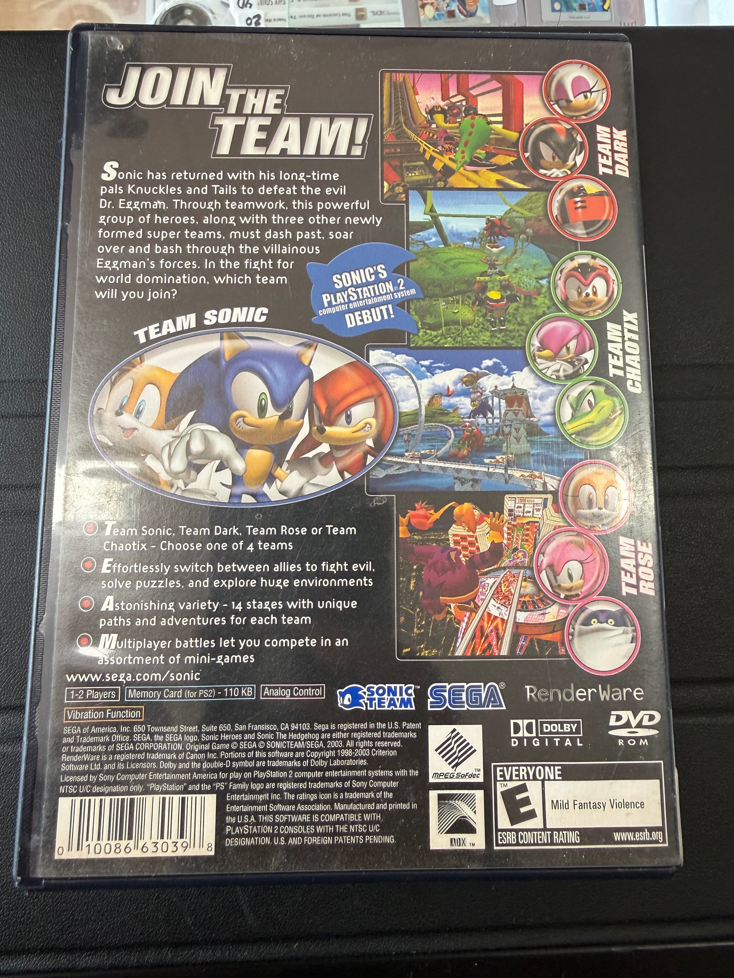 Sonic Heroes