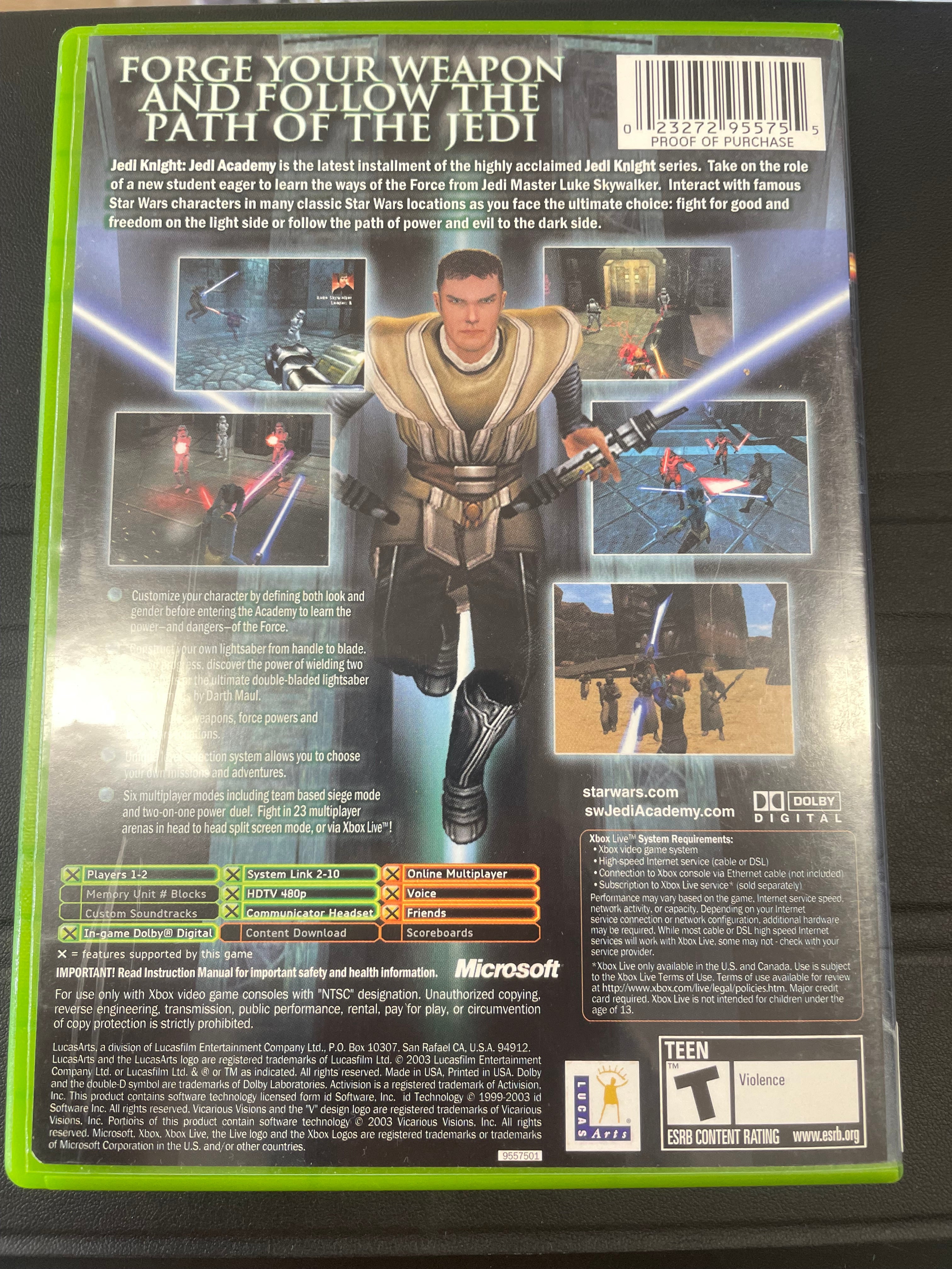 Star Wars Jedi Knight Jedi Academy