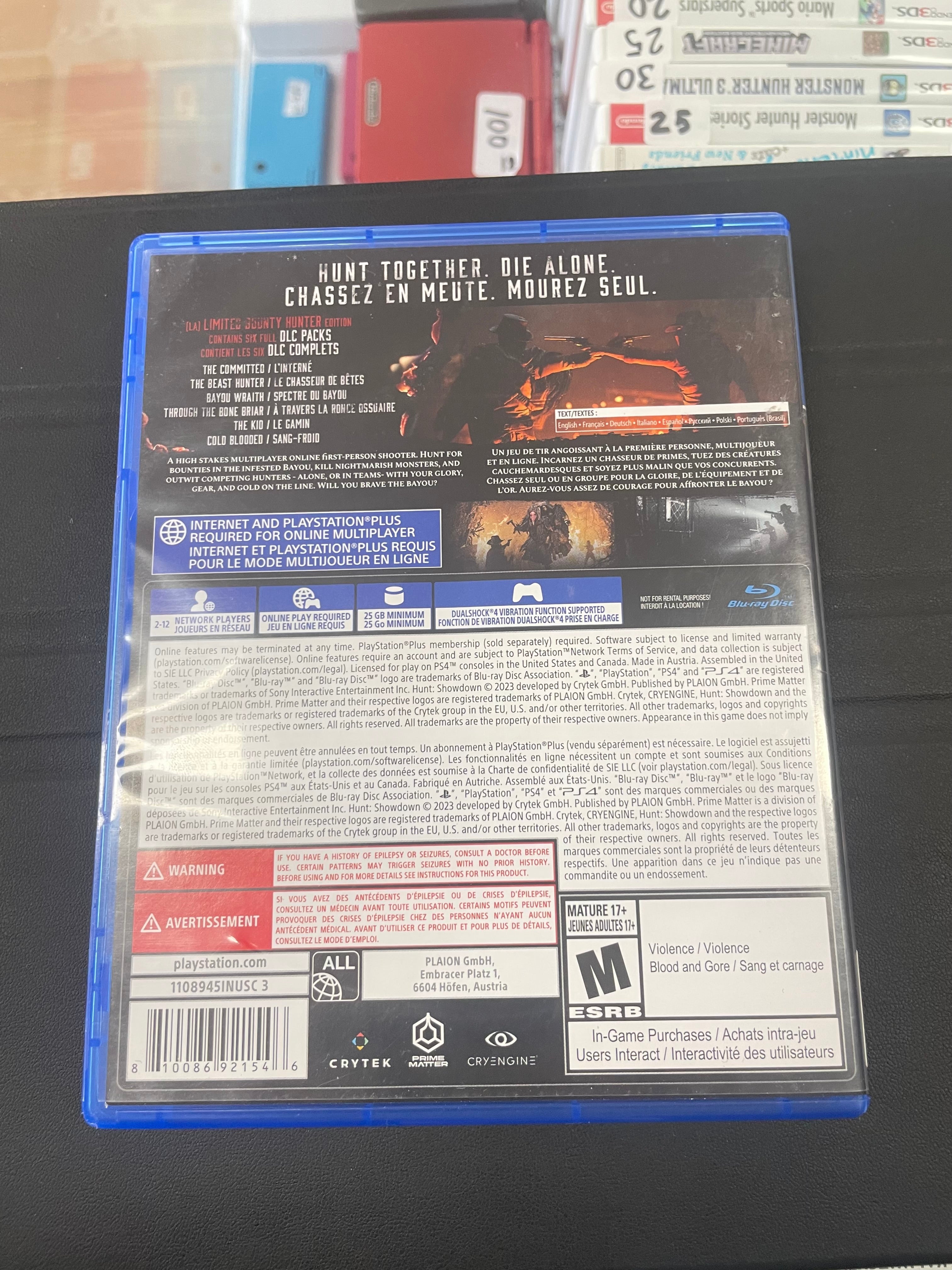 Hunt: Showdown [Limited Bounty Hunter Edition]