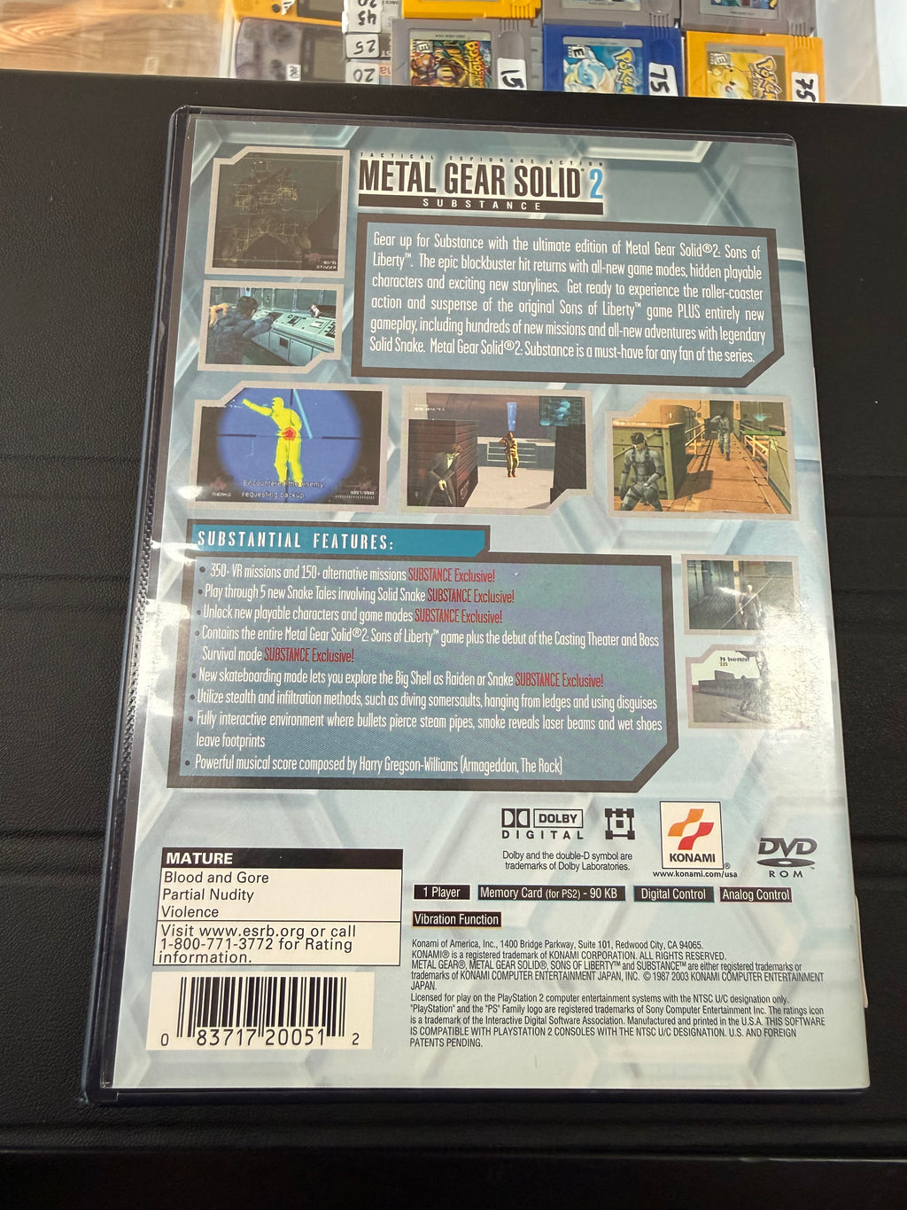 Metal Gear Solid 2 Substance