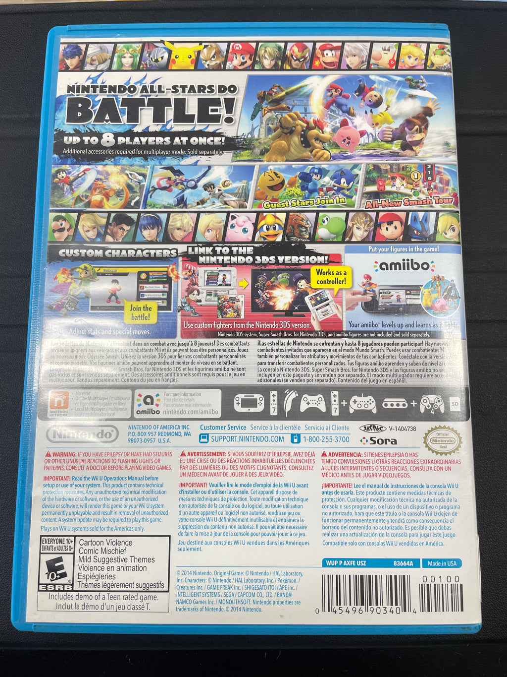 Super smash bros Wii U