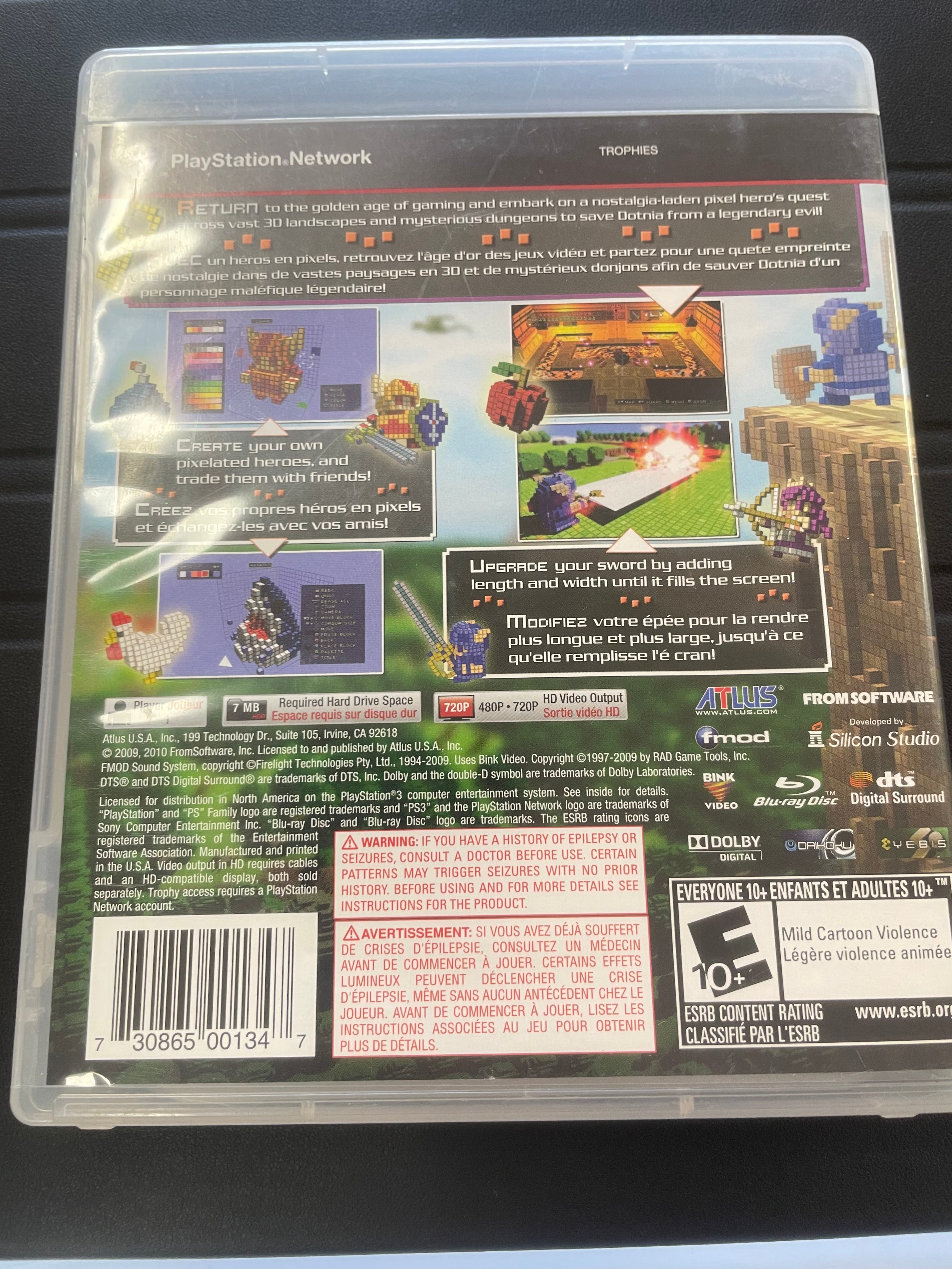 3D Dot Games Heroes