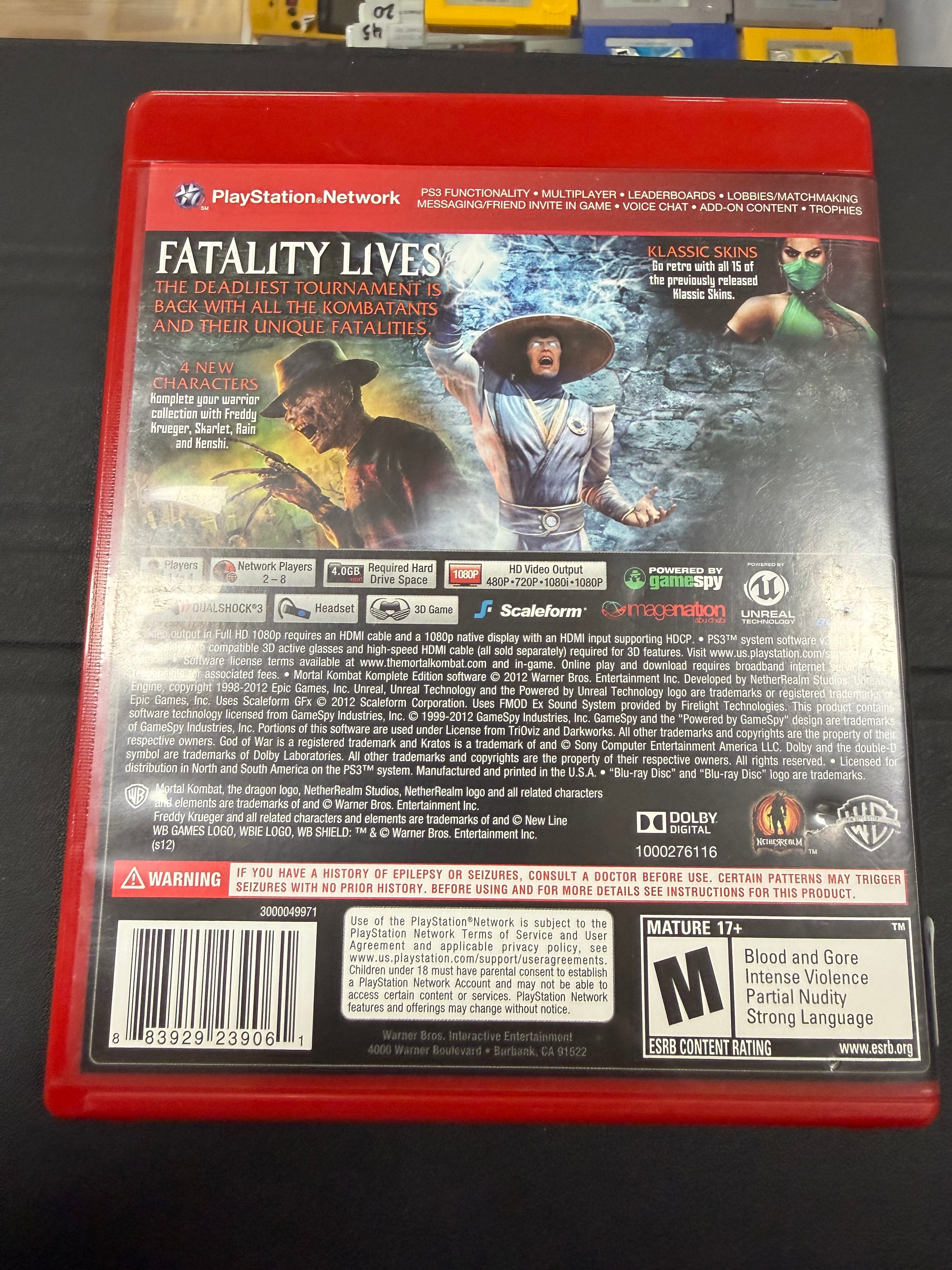 Mortal Kombat Komplete Edition [Greatest Hits]