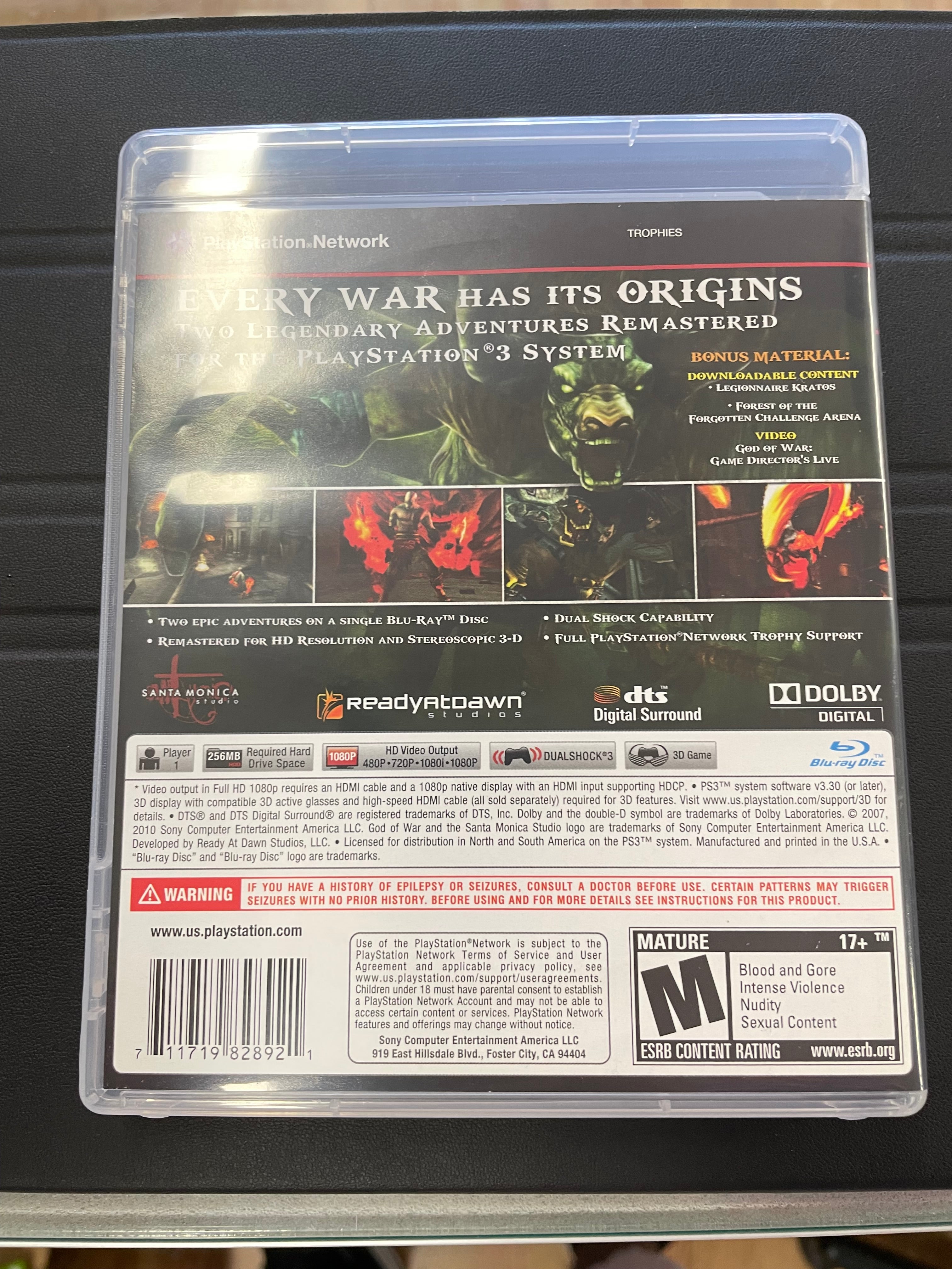 God of war Origins Collection
