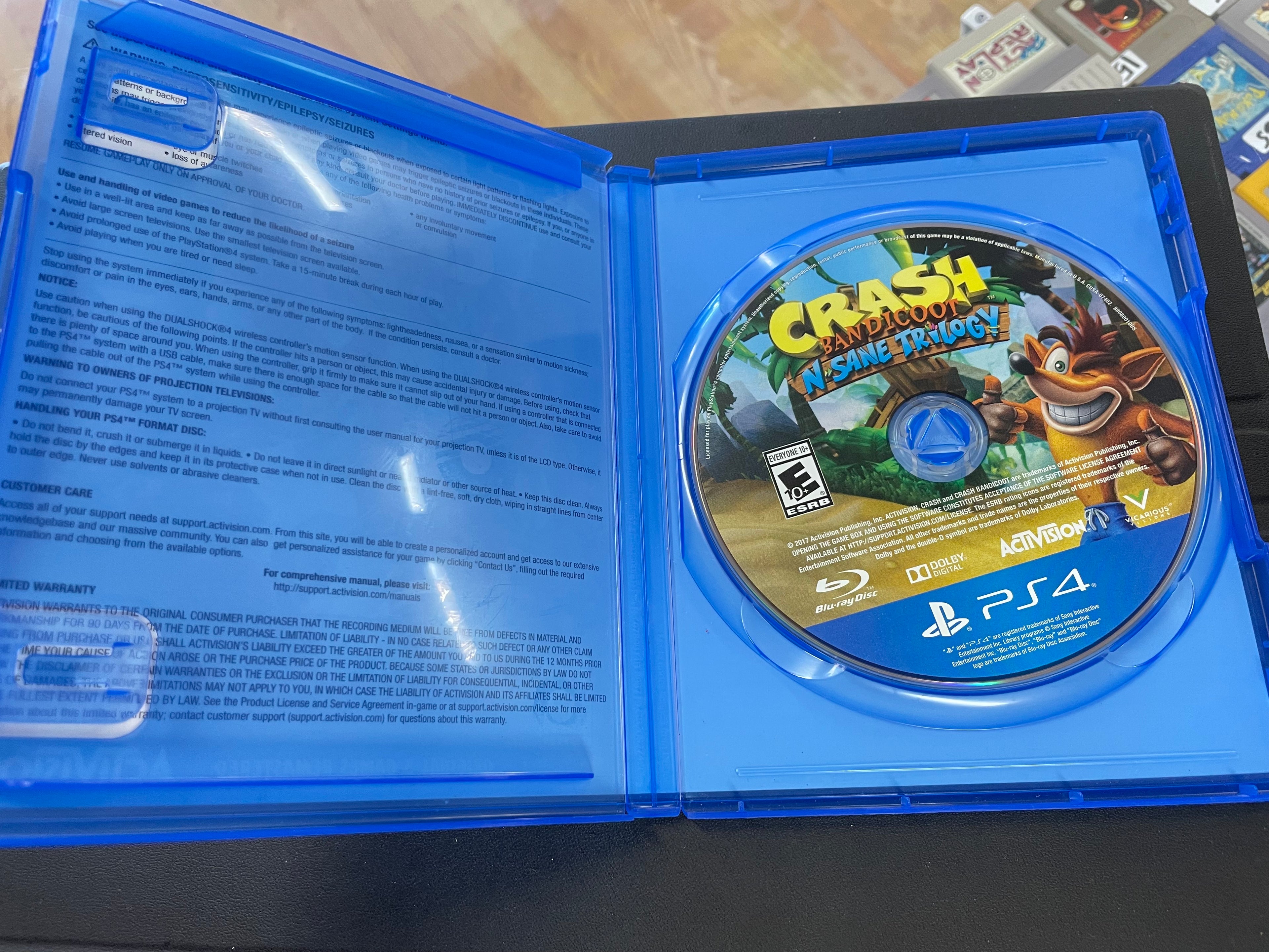 Crash bandicoot N sane Trilogy