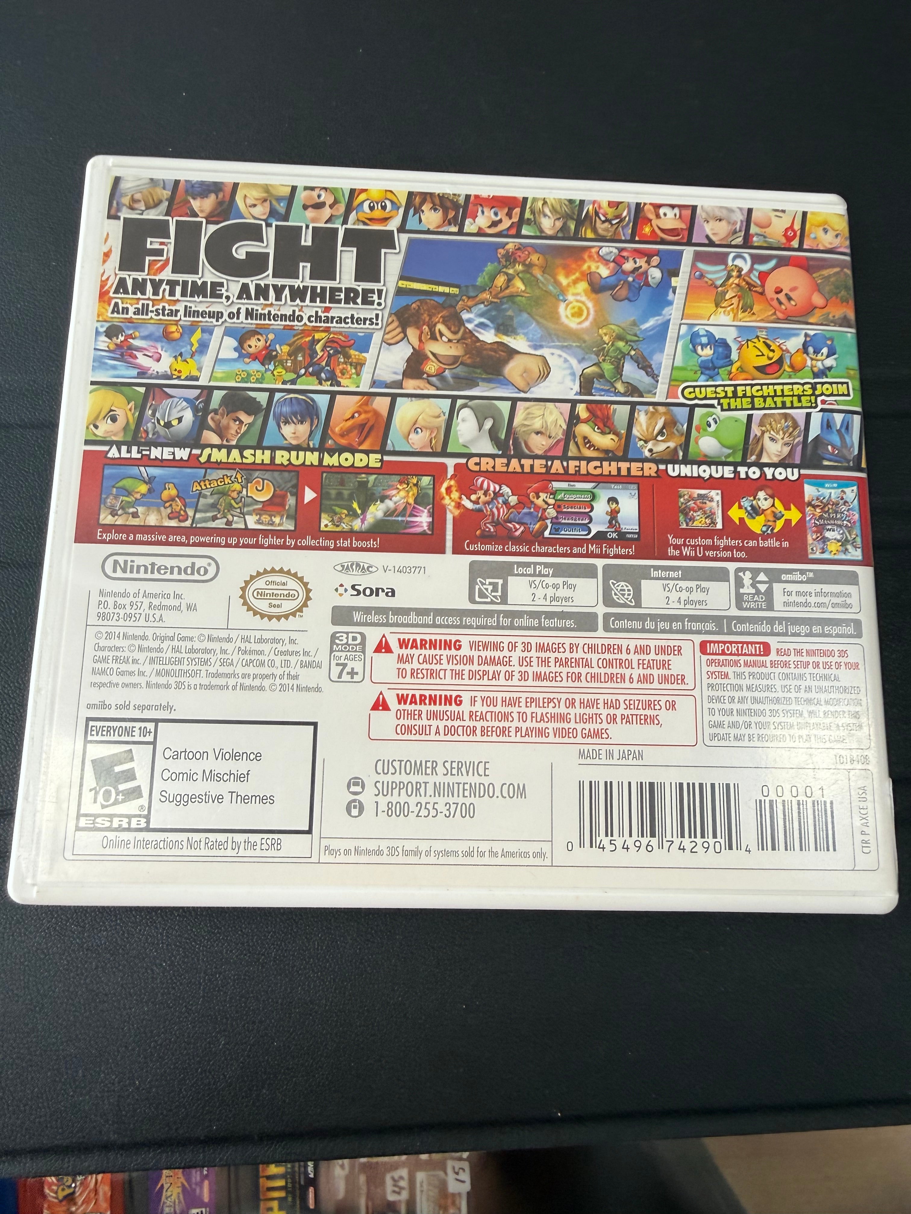 Super Smash Bros for Nintendo 3DS