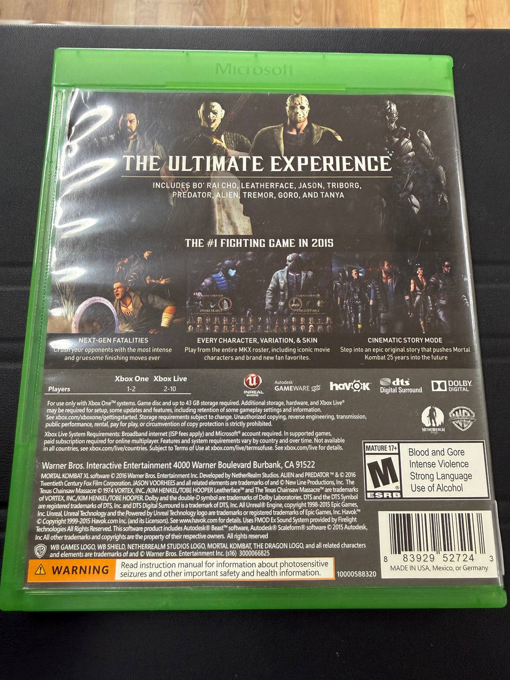Mortal Kombat XL