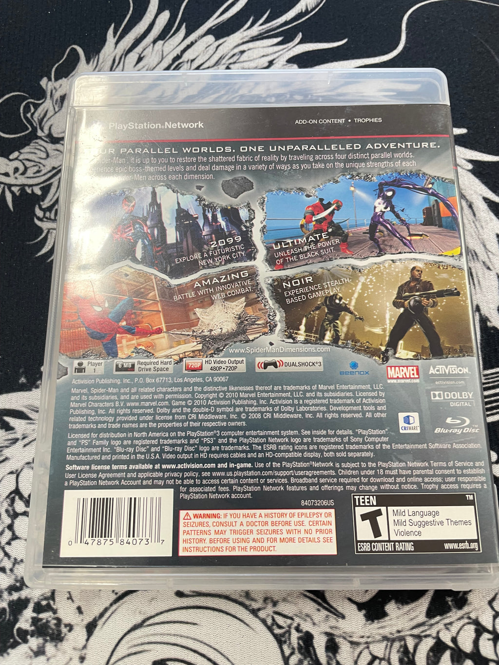 Spider man Shattered Dimensions