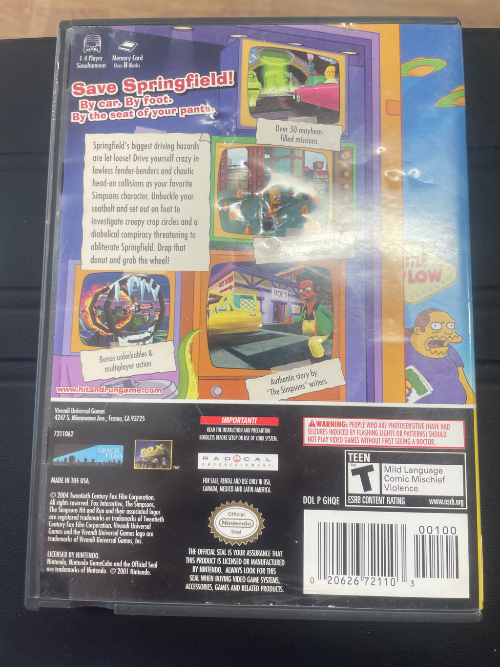 The Simpsons Hit and Run [Player's Choice]