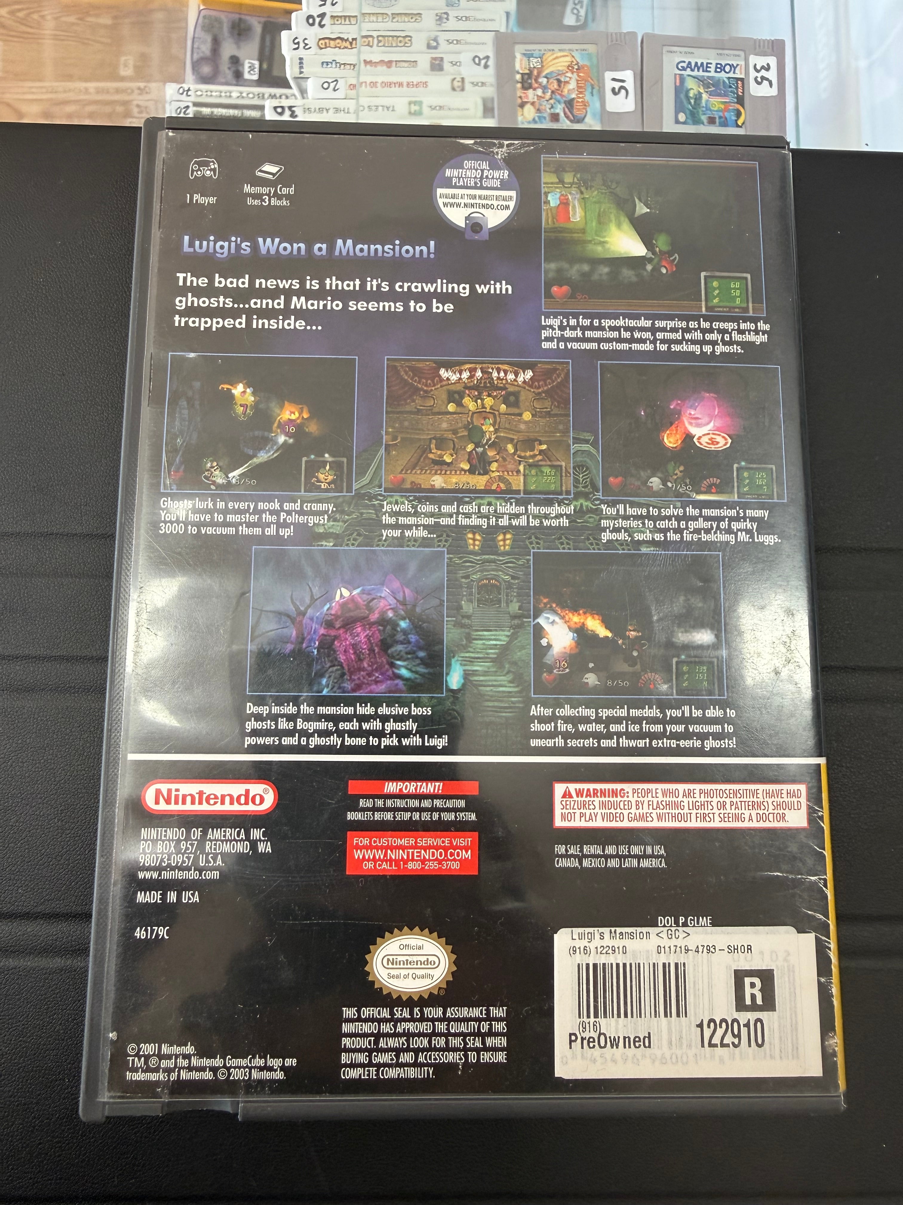Luigi's Mansion [Player's Choice]