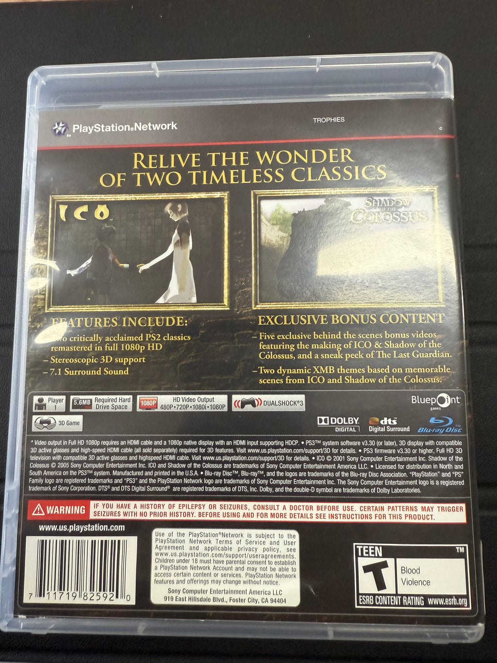 Ico & Shadow of the Colossus Collection