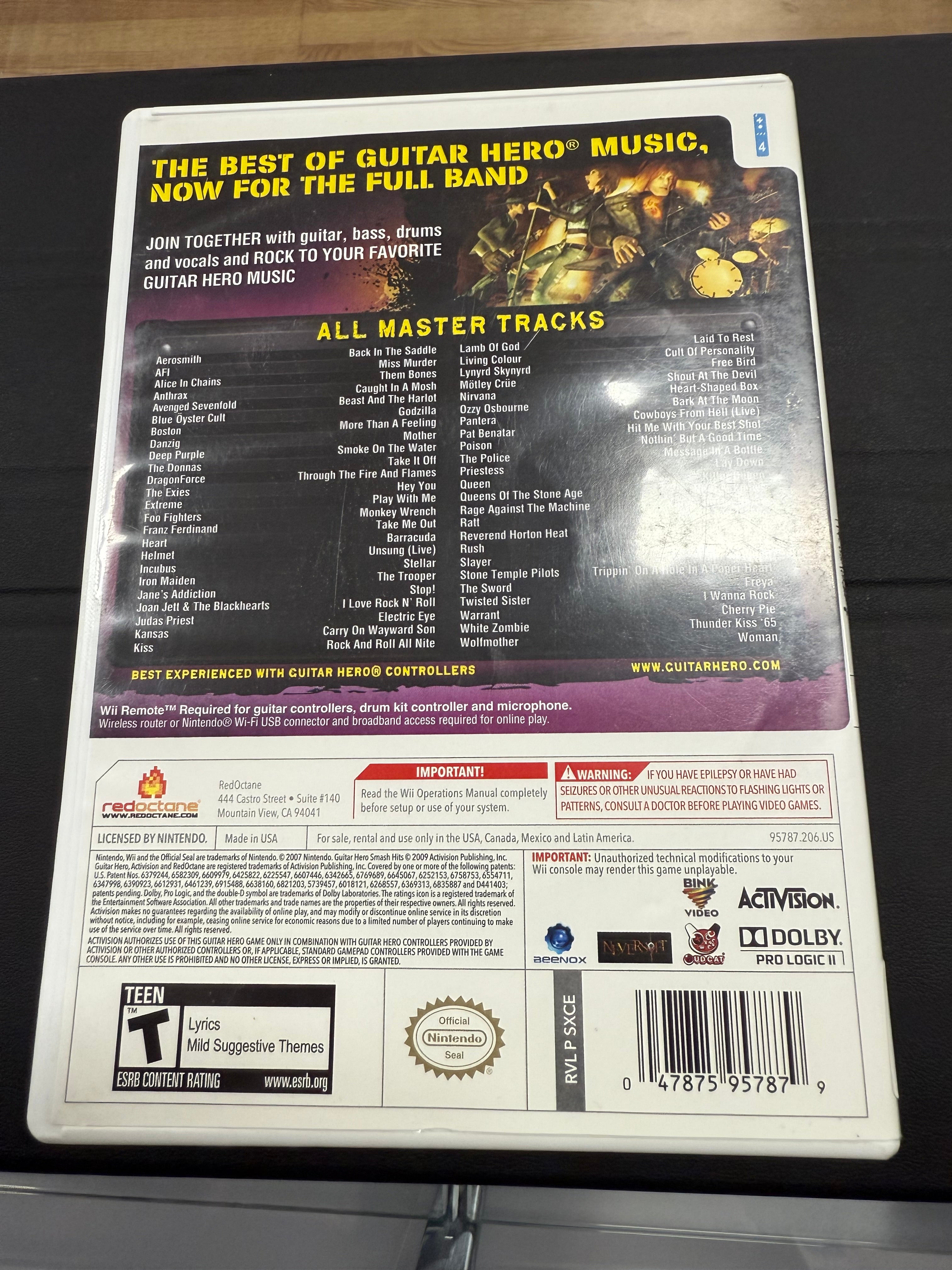 Guitar Hero Smash Hits