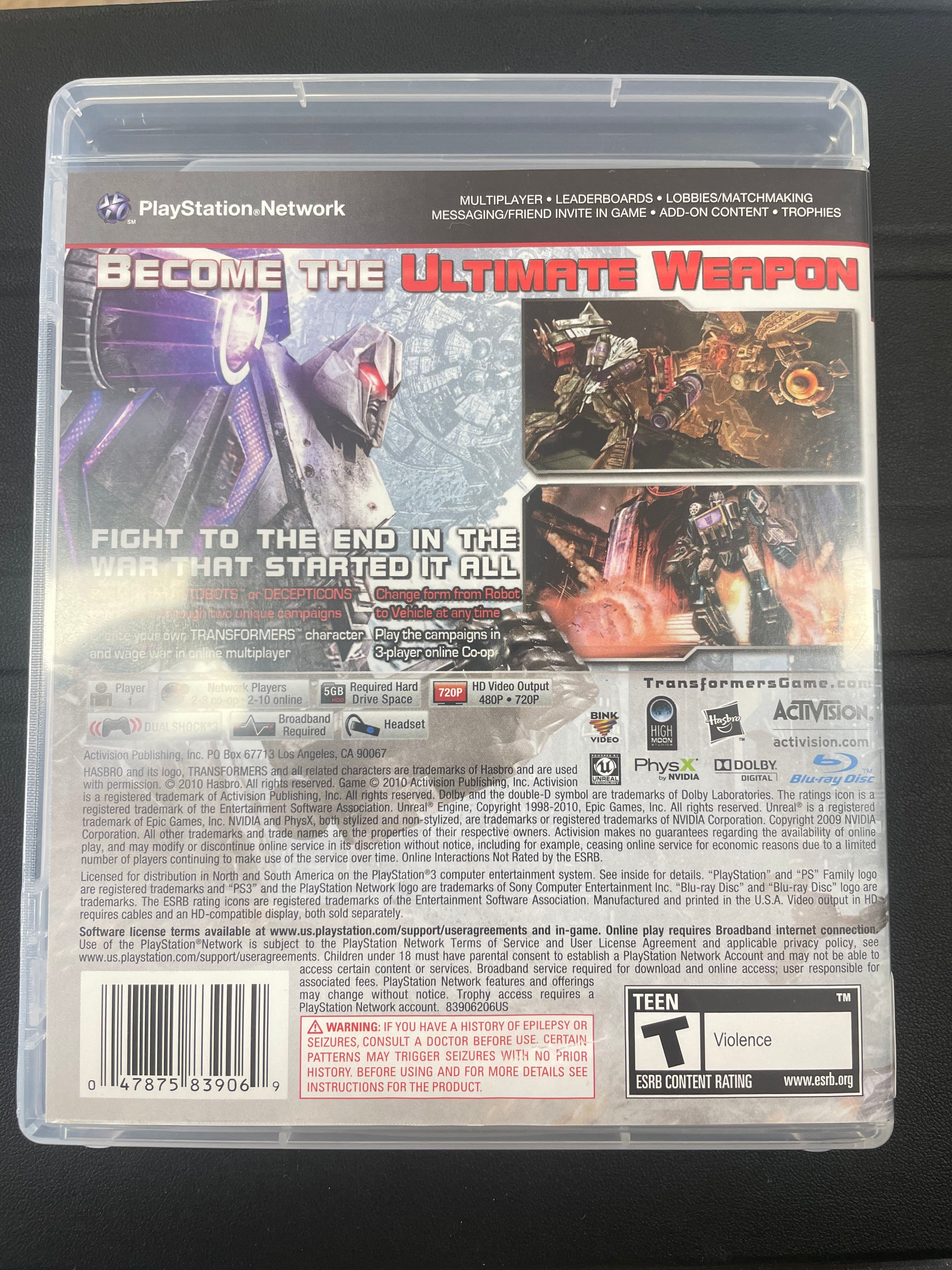 Transformers War of Cybertron
